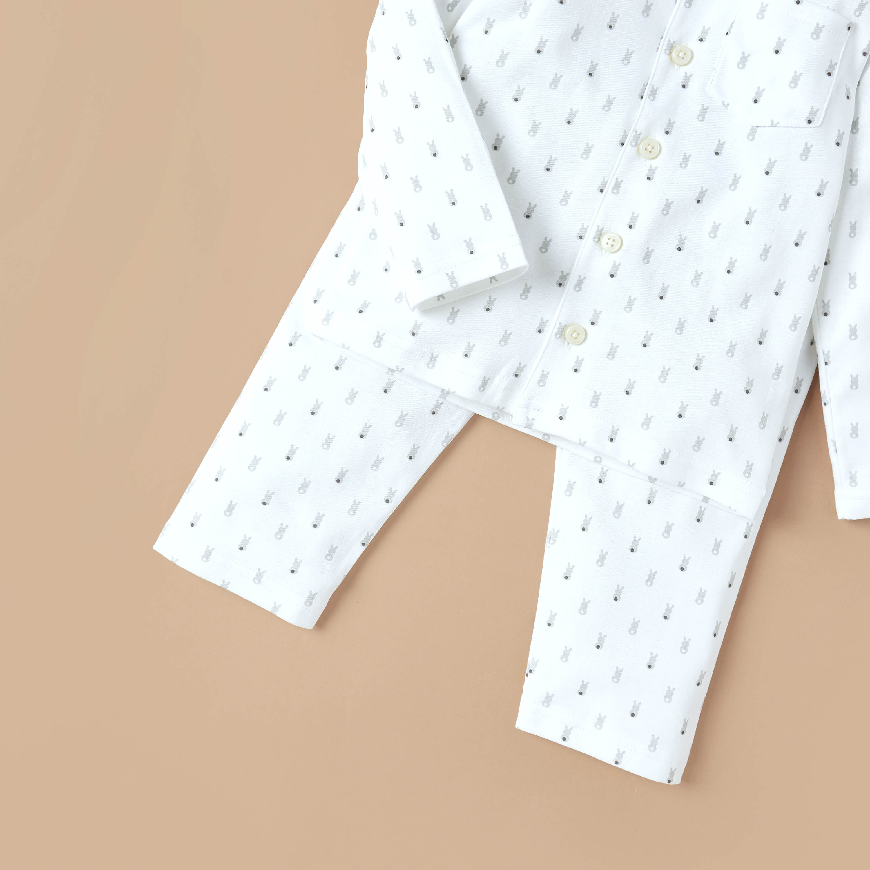 طقم بنطلون بيجاما وقميص بطبعات من جيجلز-baby-girls-clothing-nightwear-pyjamasets-image-5