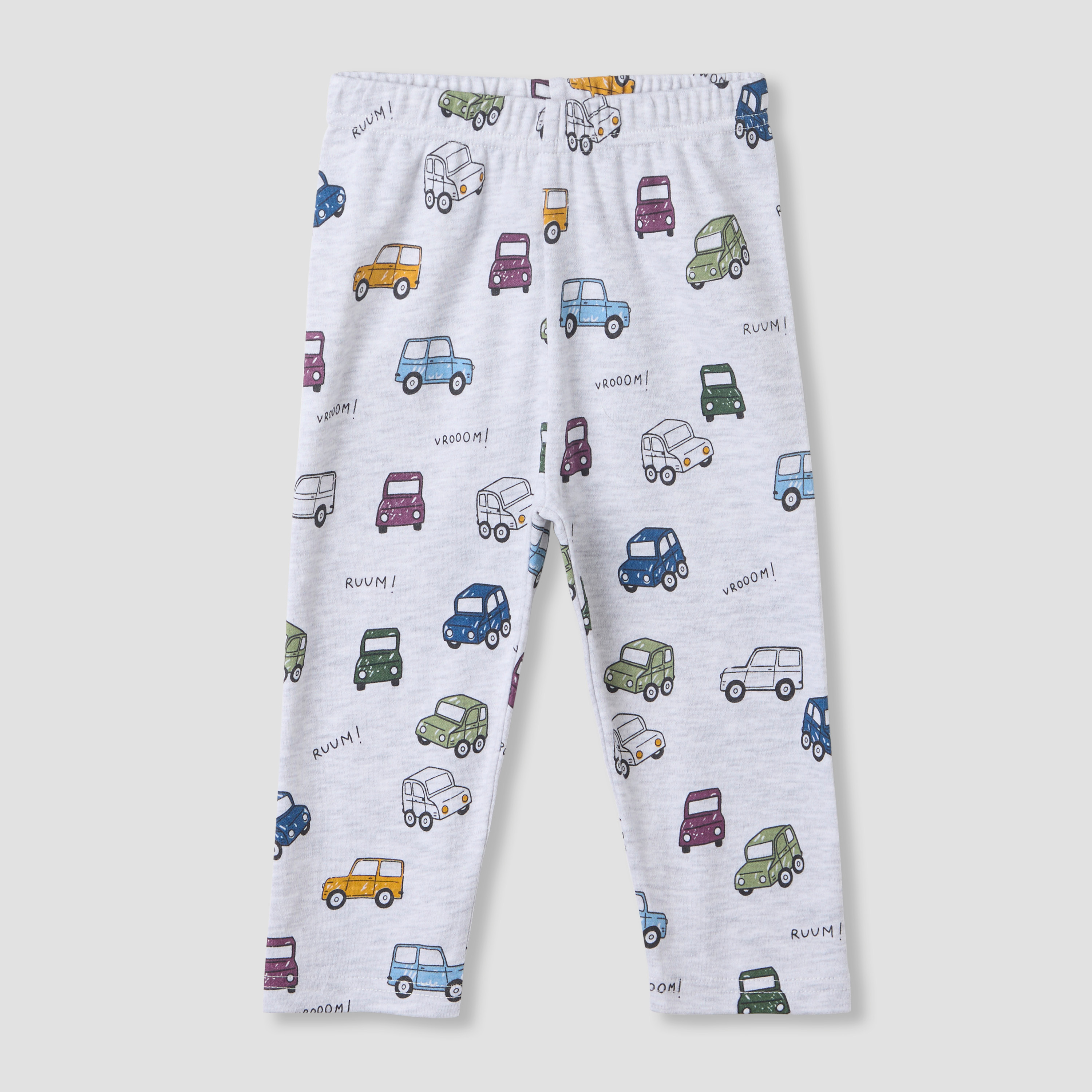 Juniors Vehicle Print Long Sleeve Shirt and Pyjama Set-baby-boys-clothing-nightwear-pyjamasets-image-3