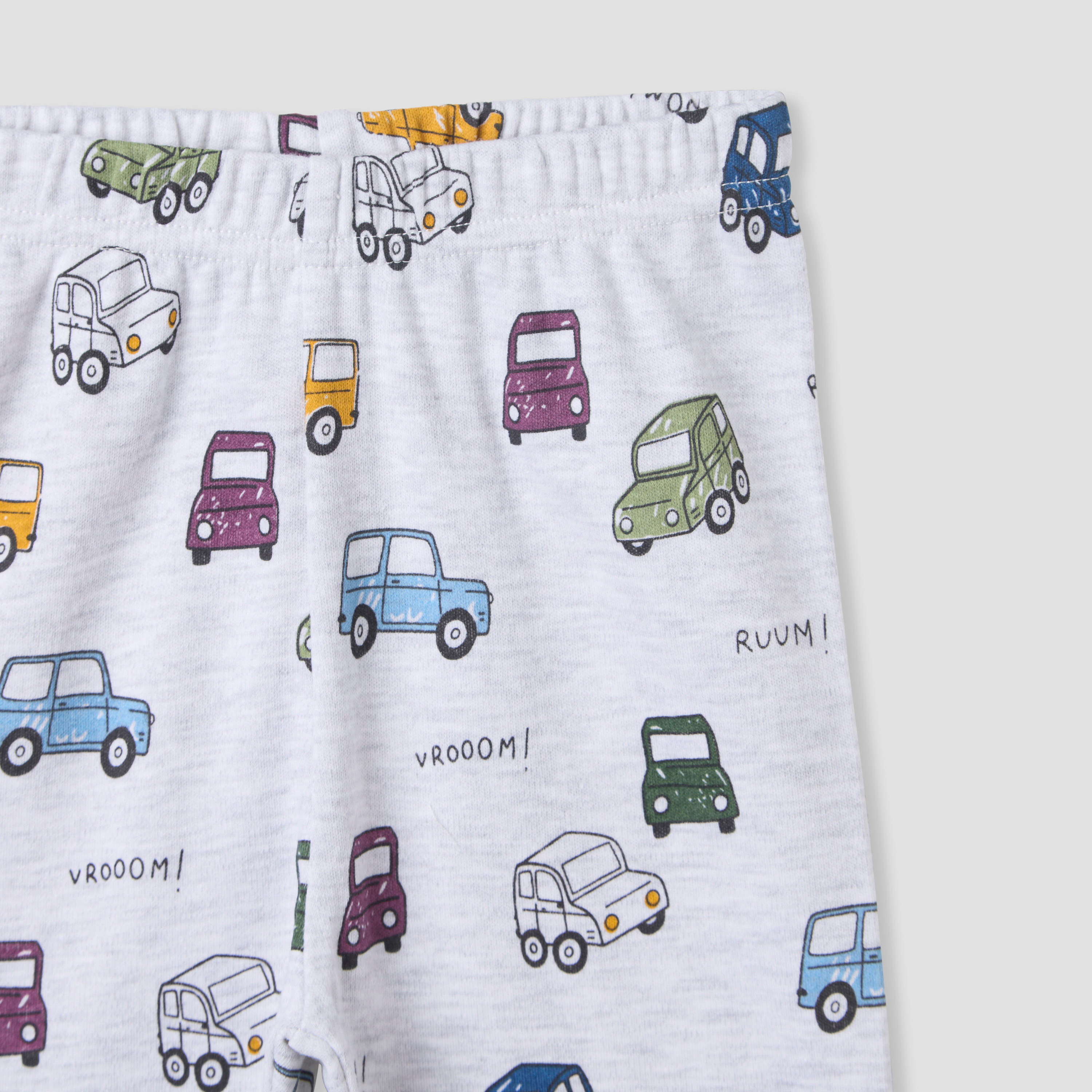 Juniors Vehicle Print Long Sleeve Shirt and Pyjama Set-baby-boys-clothing-nightwear-pyjamasets-image-6