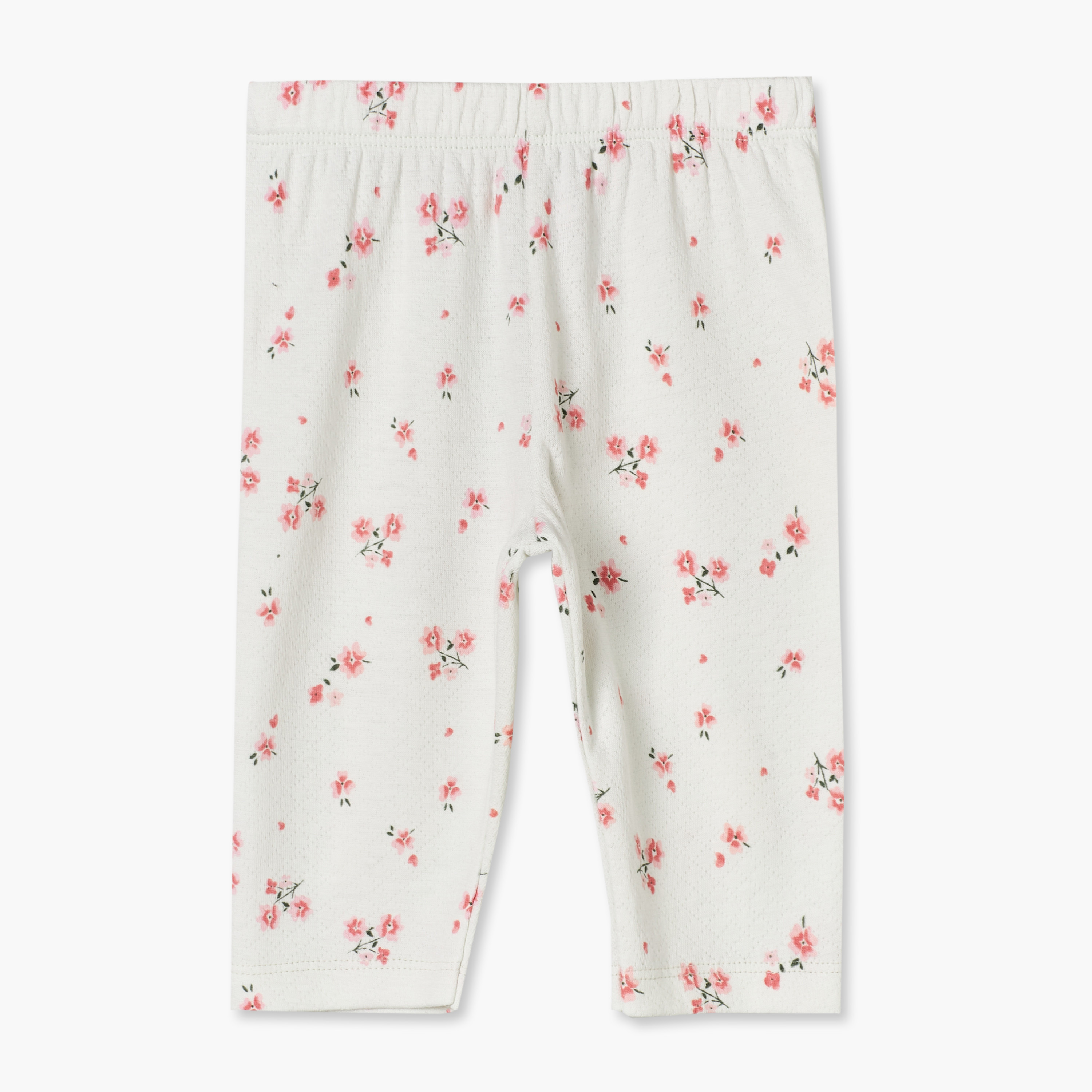 طقم بيجاما قطن بطبعات أزهار وأكمام طويلة وياقة عادية من جونيورز-baby-girls-clothing-nightwear-pyjamasets-image-4