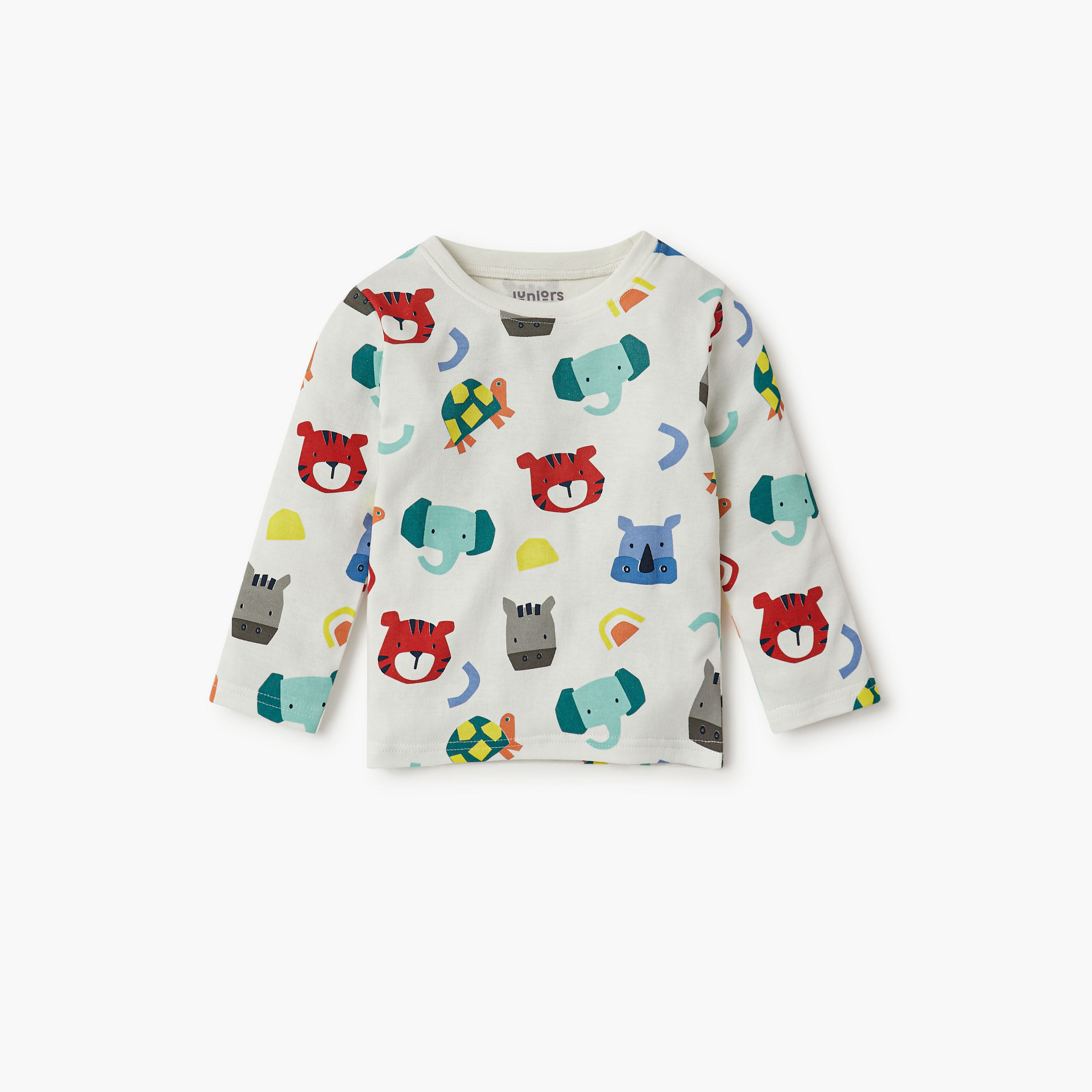 طقم بنطلون بيجاما وتيشيرت بطبعات من جونيورز-baby-boys-clothing-nightwear-pyjamasets-image-3