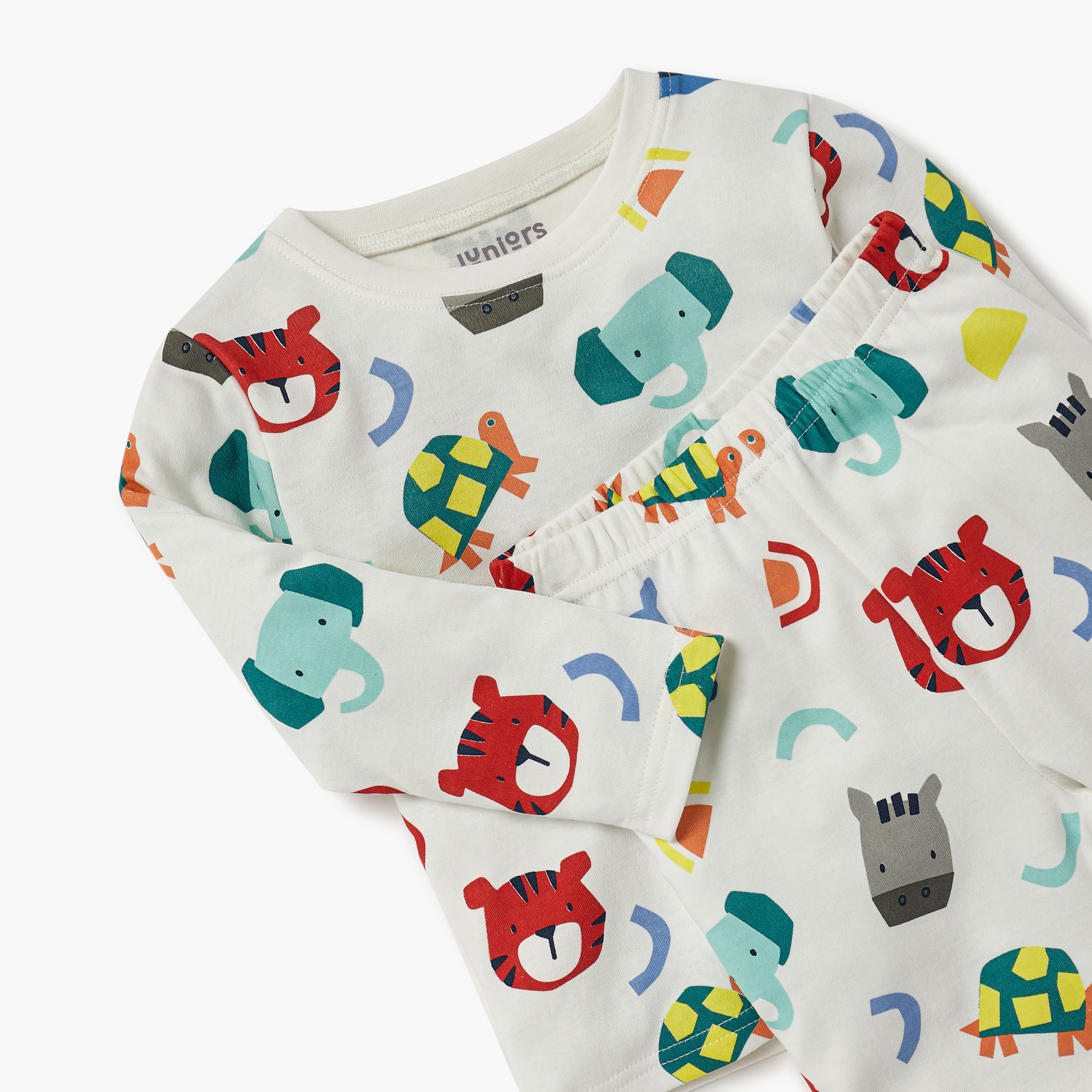 طقم بنطلون بيجاما وتيشيرت بطبعات من جونيورز-baby-boys-clothing-nightwear-pyjamasets-image-5