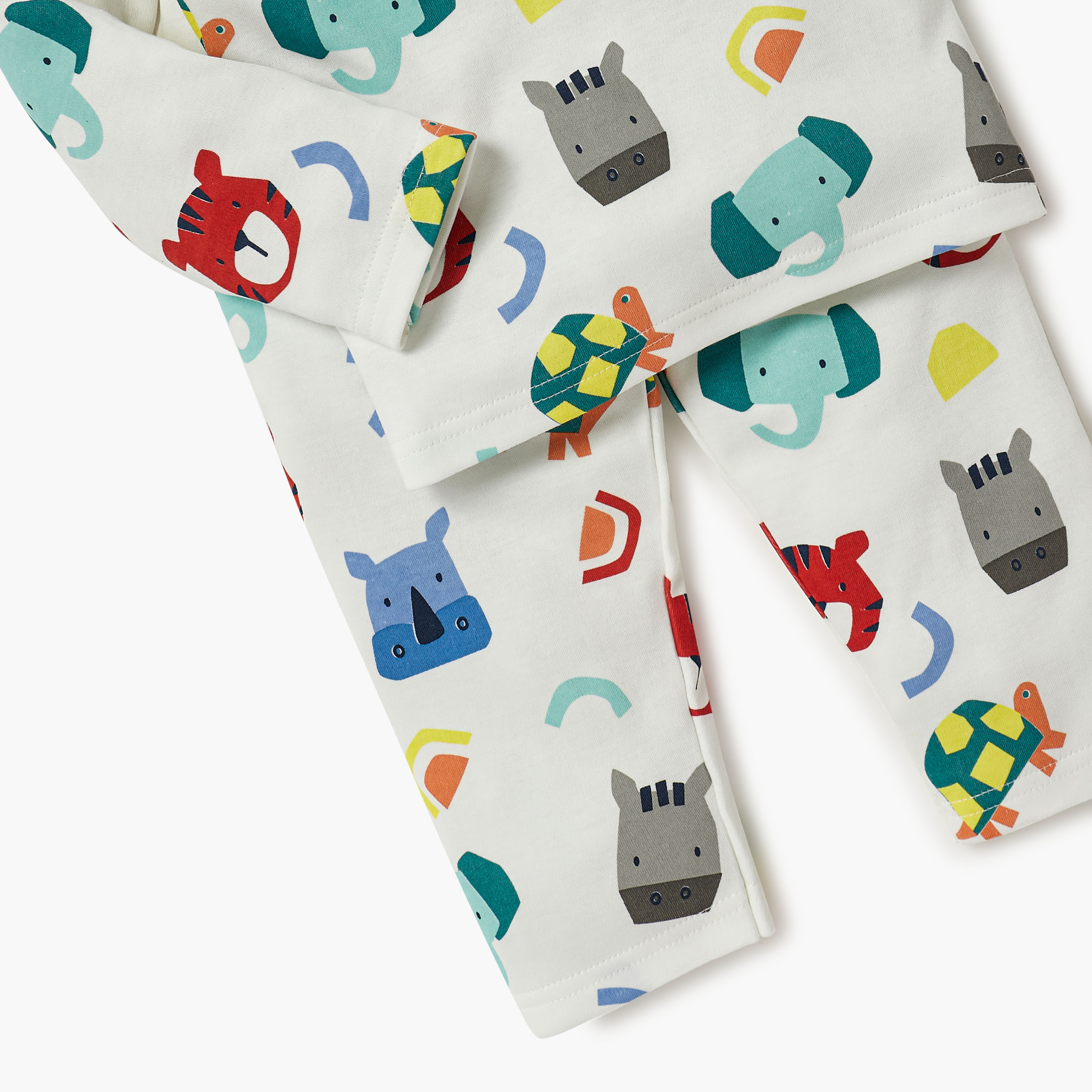 طقم بنطلون بيجاما وتيشيرت بطبعات من جونيورز-baby-boys-clothing-nightwear-pyjamasets-image-6