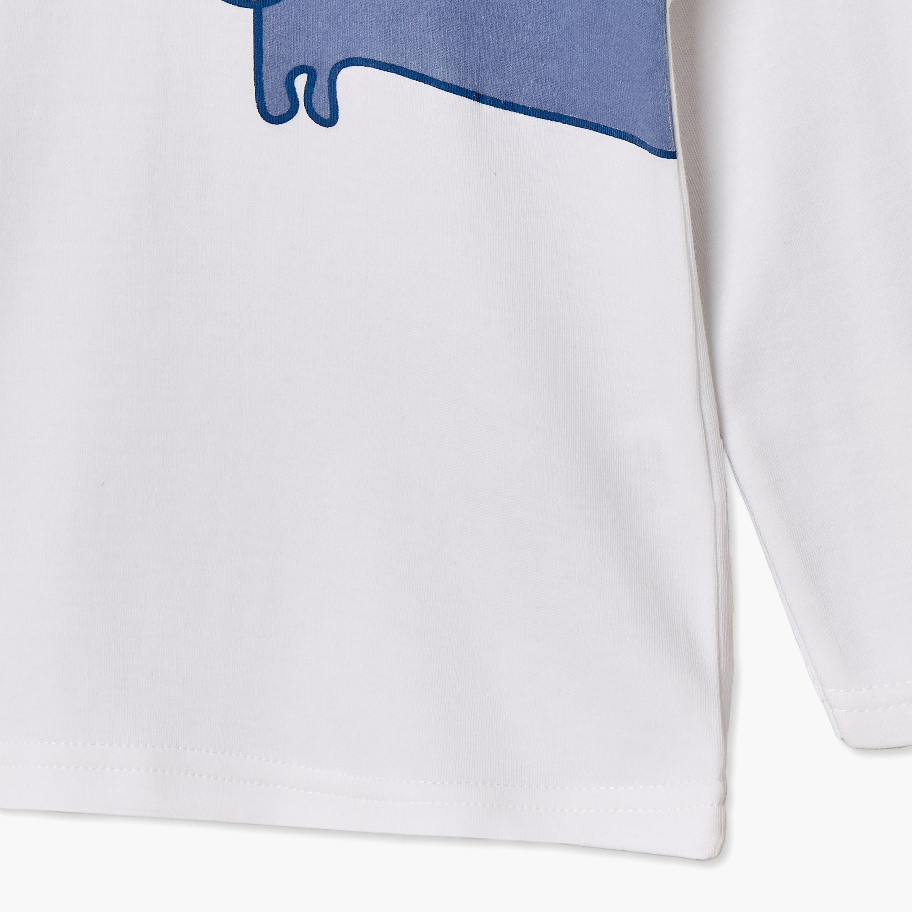 طقم بيجاما بياقة مستديرة وأكمام طويلة وطبعات فيلة من جونيورز-baby-boys-clothing-nightwear-pyjamasets-image-7