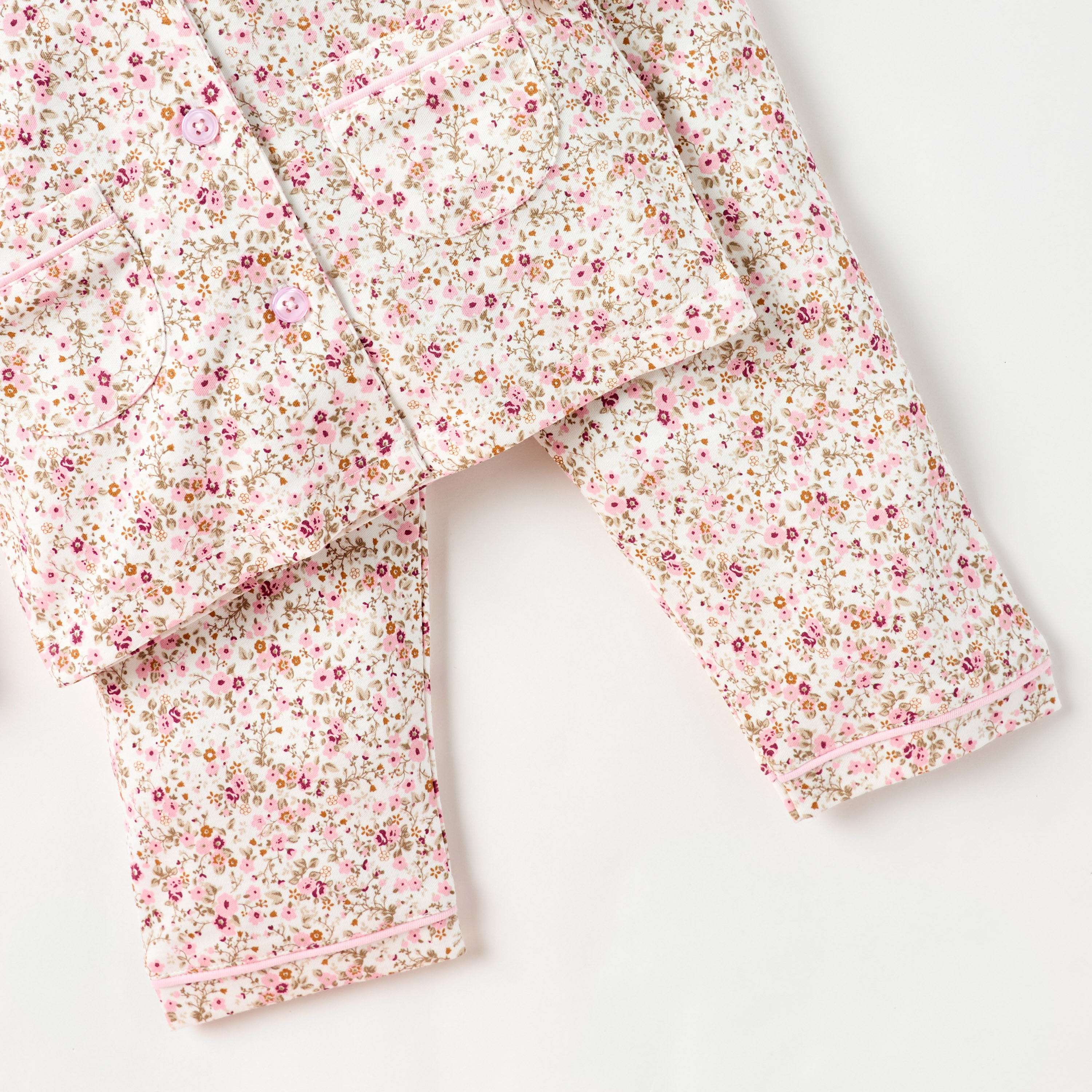 Giggles All-Over Floral Print Shirt and Pyjama Set-baby-girls-clothing-nightwear-pyjamasets-image-5