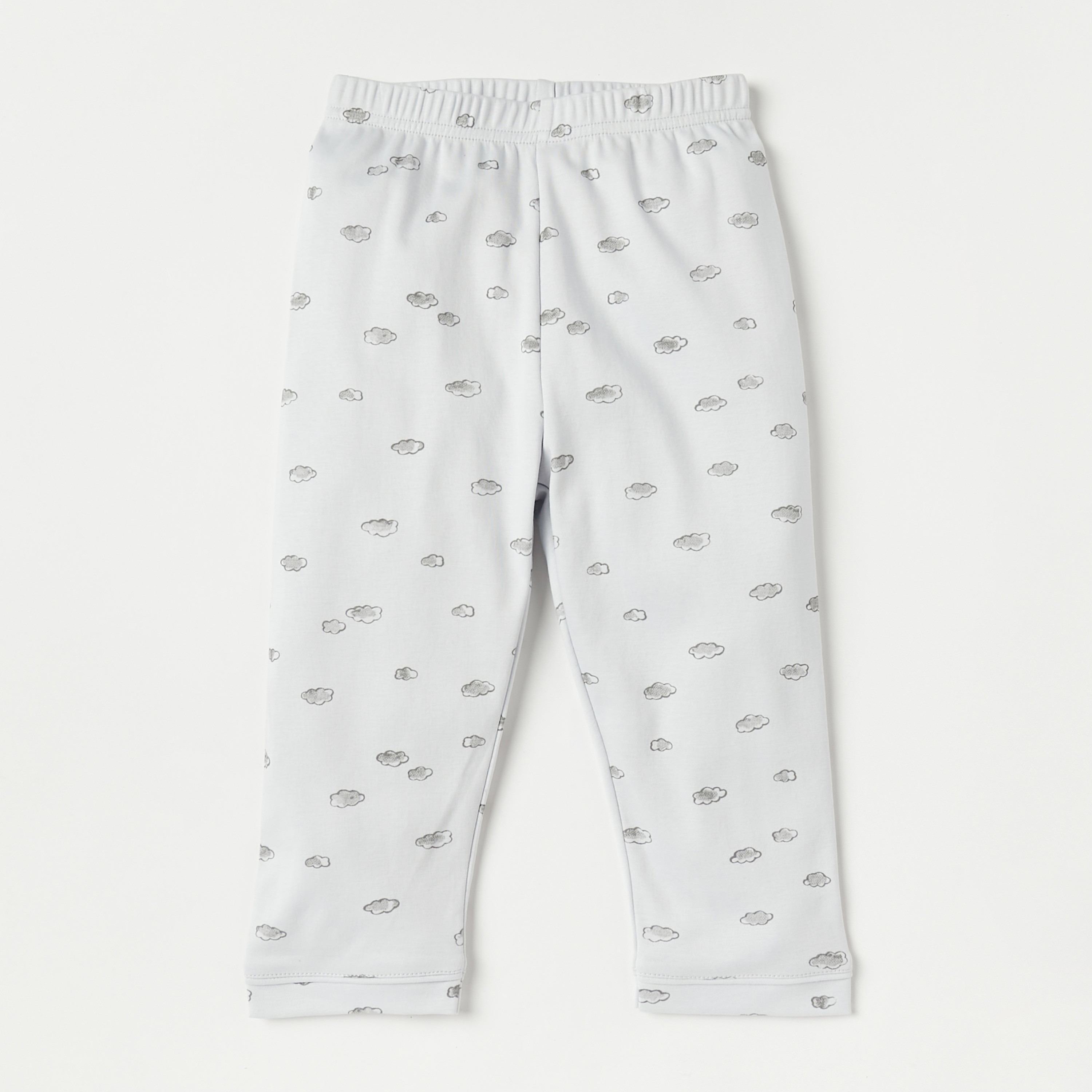 Giggles All-Over Cloud Print Long Sleeves Shirt and Elasticated Pyjama Set-baby-boys-clothing-nightwear-pyjamasets-image-3