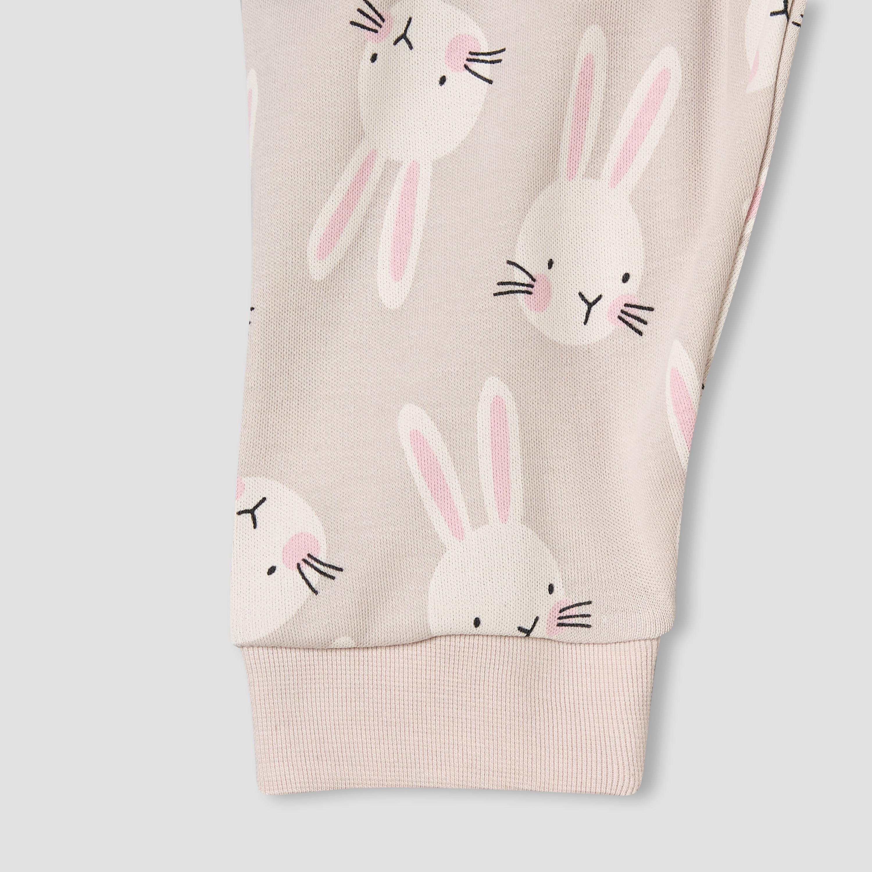 Juniors Cotton Round Neck Long Sleeve Pyjama Set with Bunny Print-baby-girls-clothing-nightwear-pyjamasets-image-8