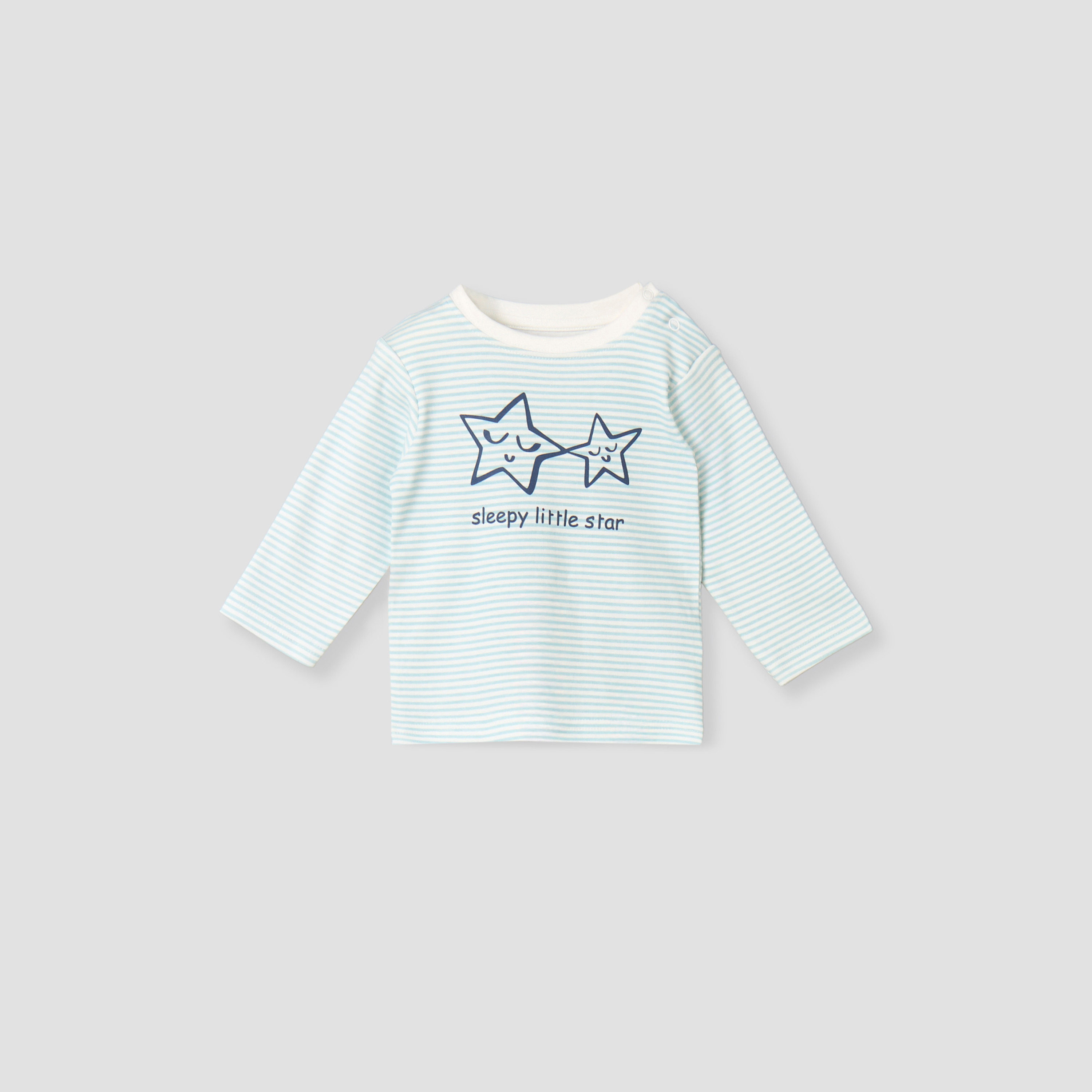 Pack of 4 Juniors Cotton Long Sleeves Pyjama Set with Star Print-baby-boys-clothing-nightwear-pyjamasets-image-4