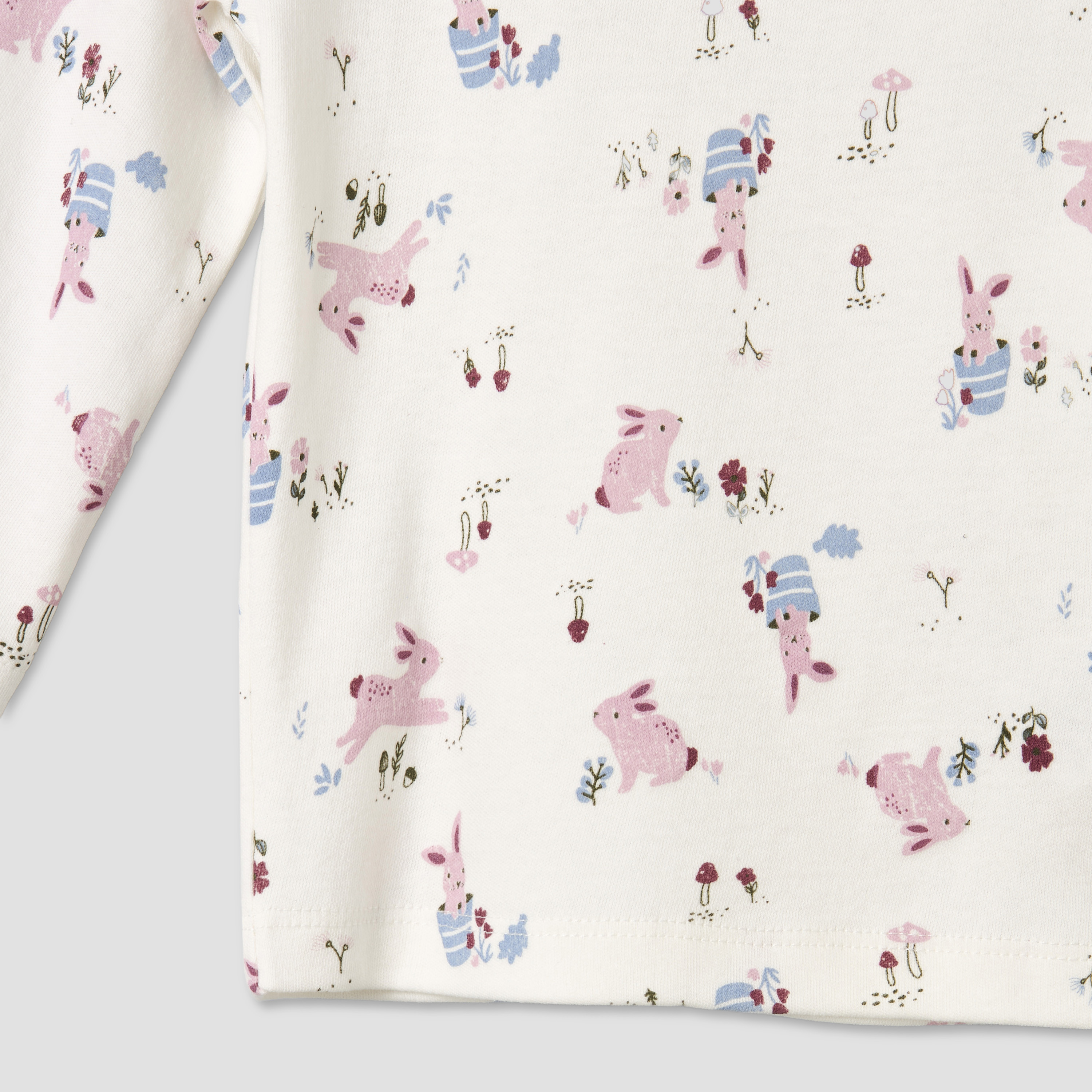 Pack of 4 Juniors Cotton Crew Neck Long Sleeves Pyjama Set with Fun Print-baby-girls-clothing-nightwear-pyjamasets-image-13