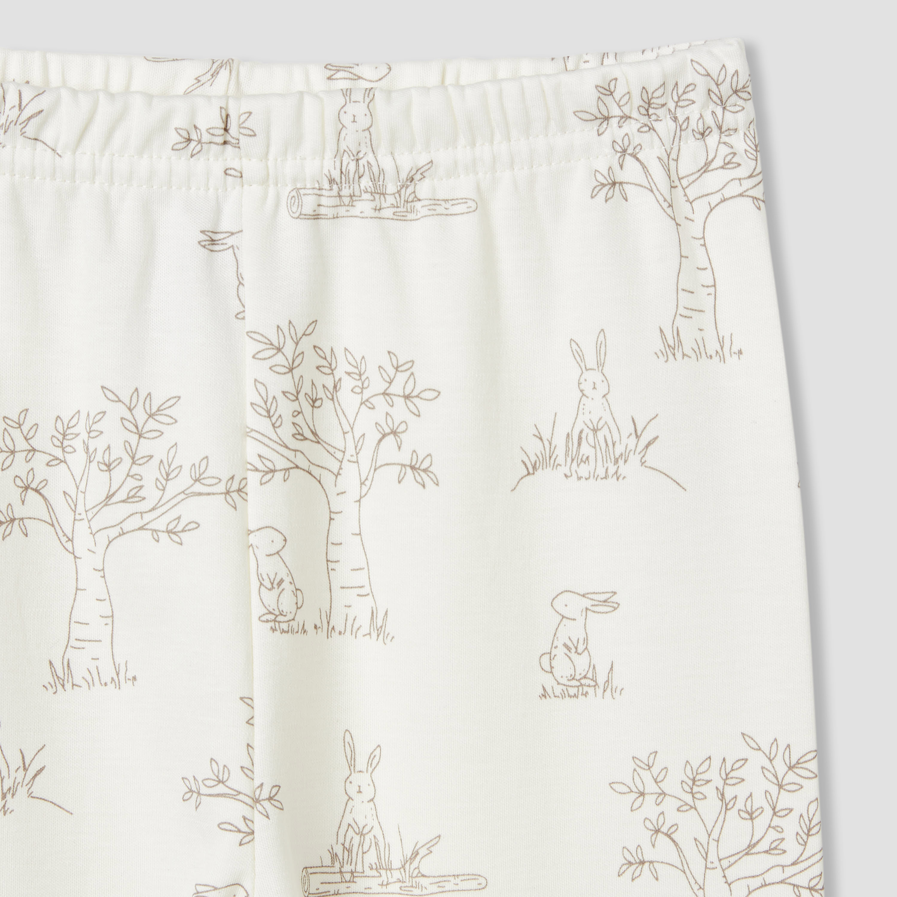 Giggles Rabbit Print Shirt and Pyjama Set-baby-boys-clothing-nightwear-pyjamasets-image-6