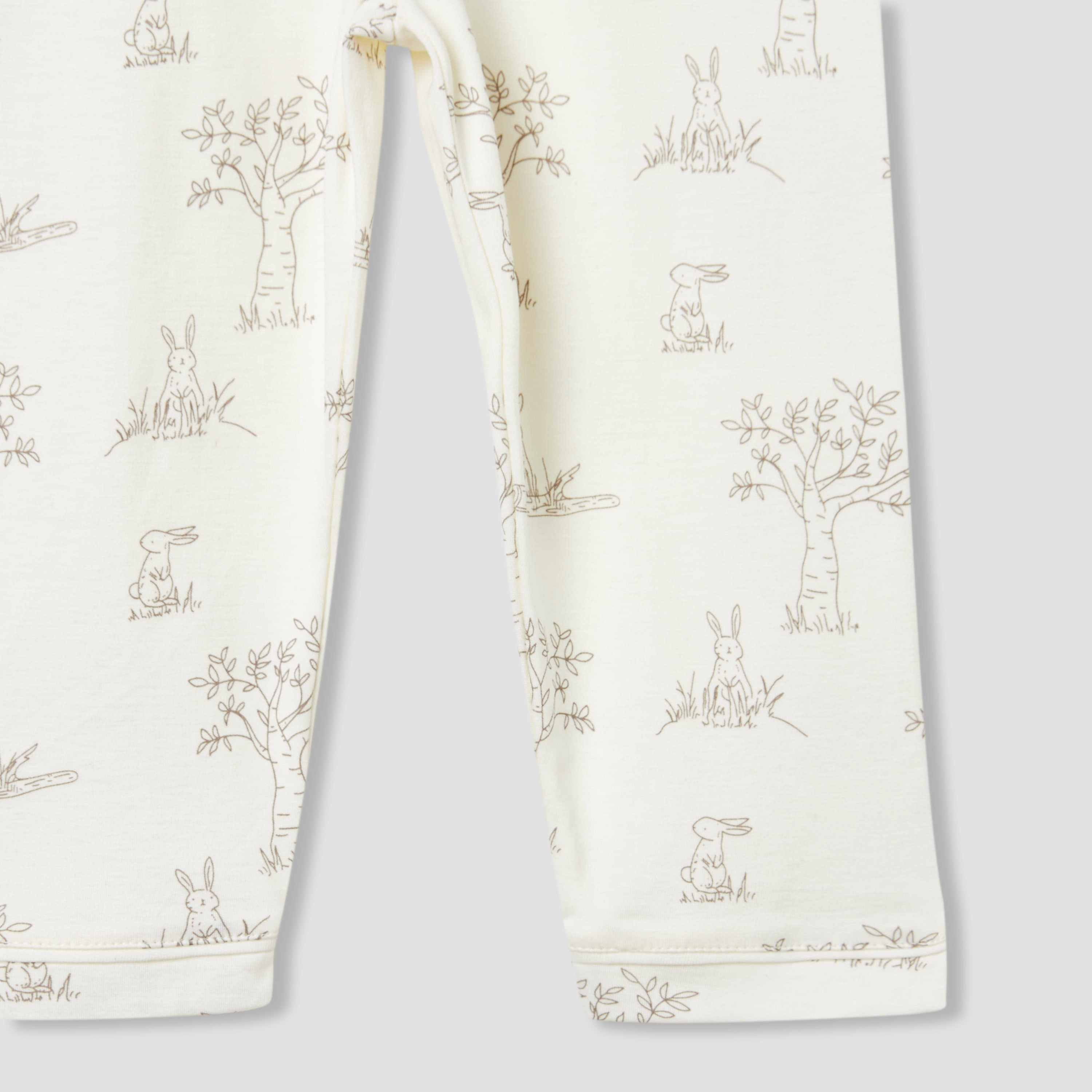 Giggles Rabbit Print Shirt and Pyjama Set-baby-boys-clothing-nightwear-pyjamasets-image-7