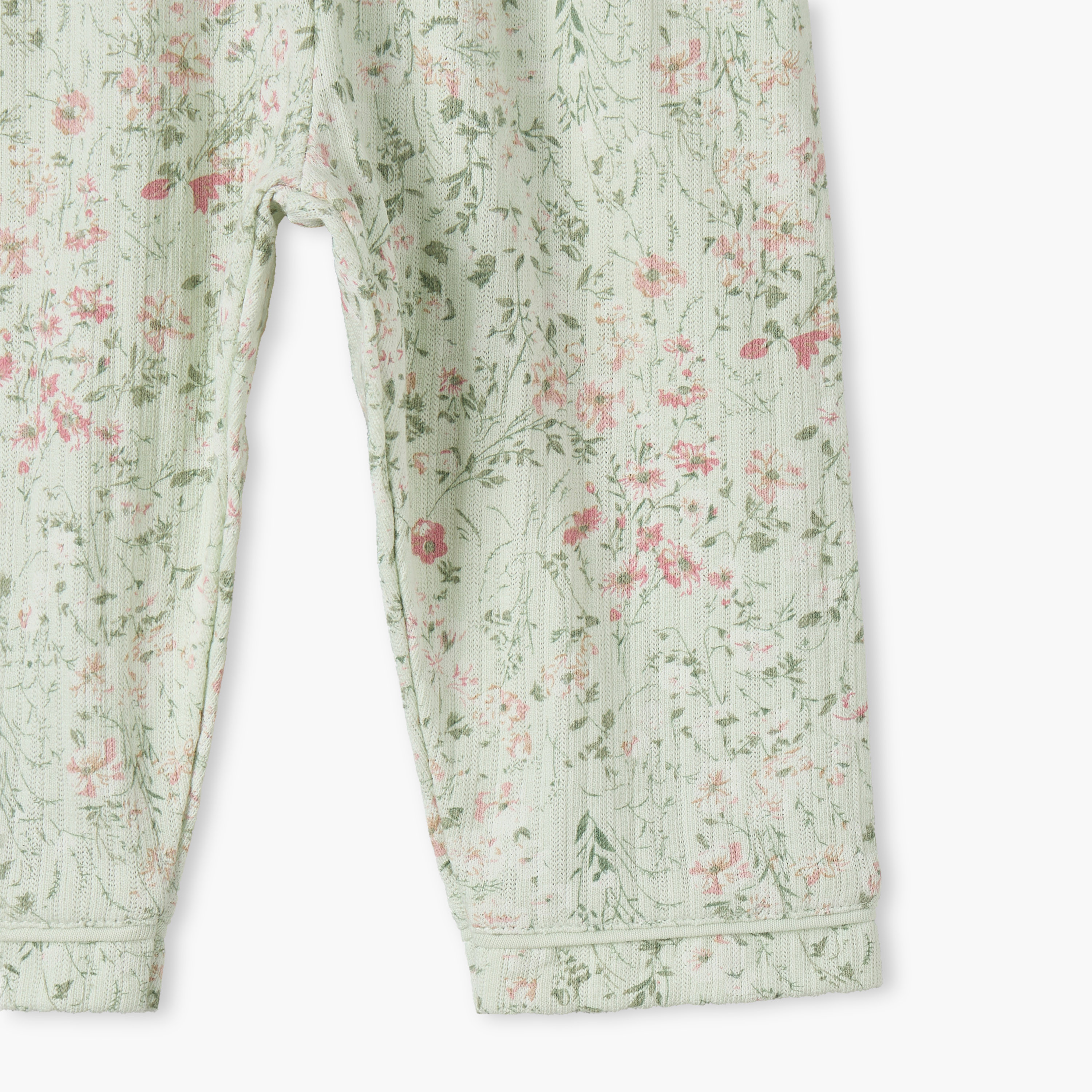 Giggles Cotton Peter Pan Collar Long Sleeves Pyjama Set with Floral Print-baby-girls-clothing-nightwear-pyjamasets-image-10