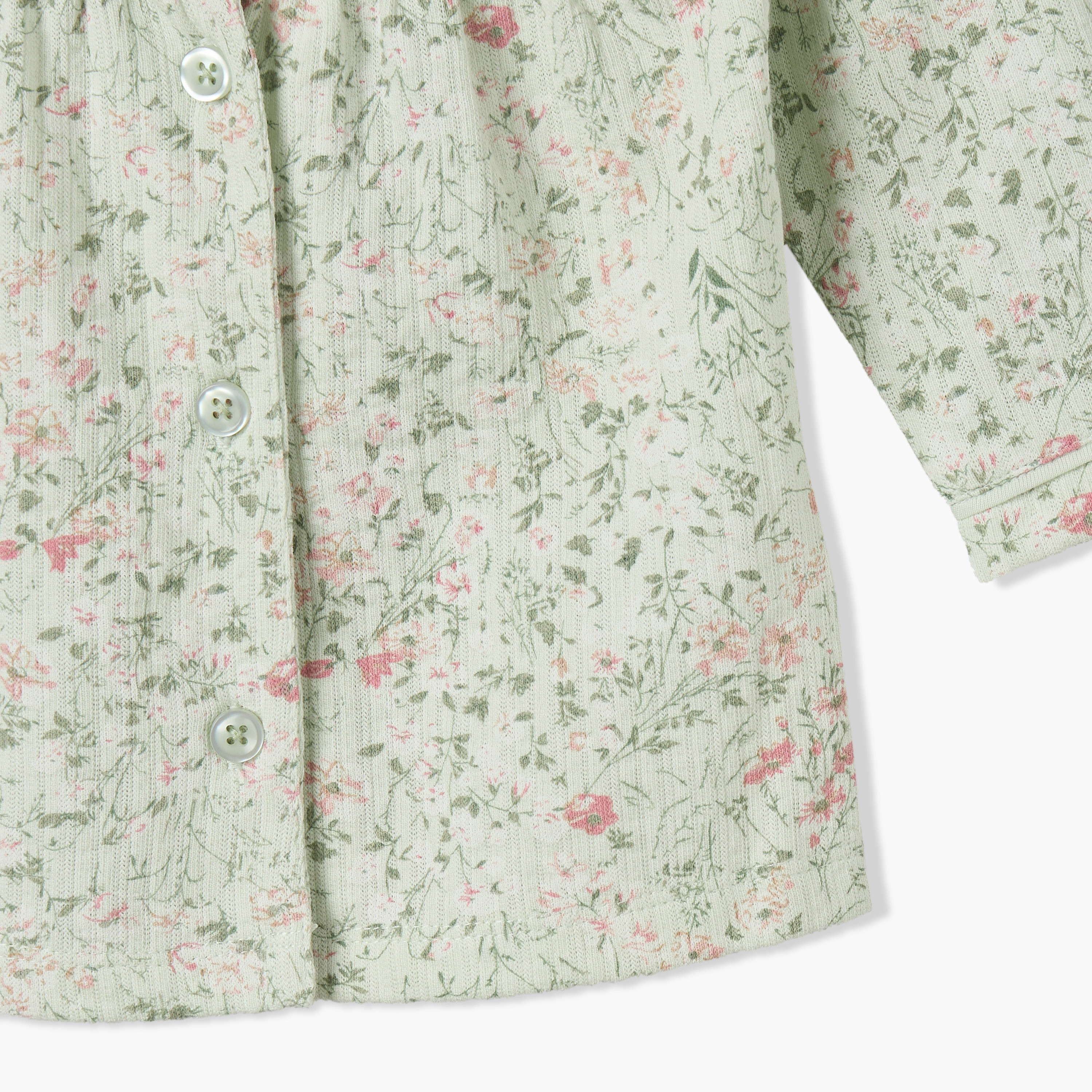 Giggles Cotton Peter Pan Collar Long Sleeves Pyjama Set with Floral Print-baby-girls-clothing-nightwear-pyjamasets-image-8