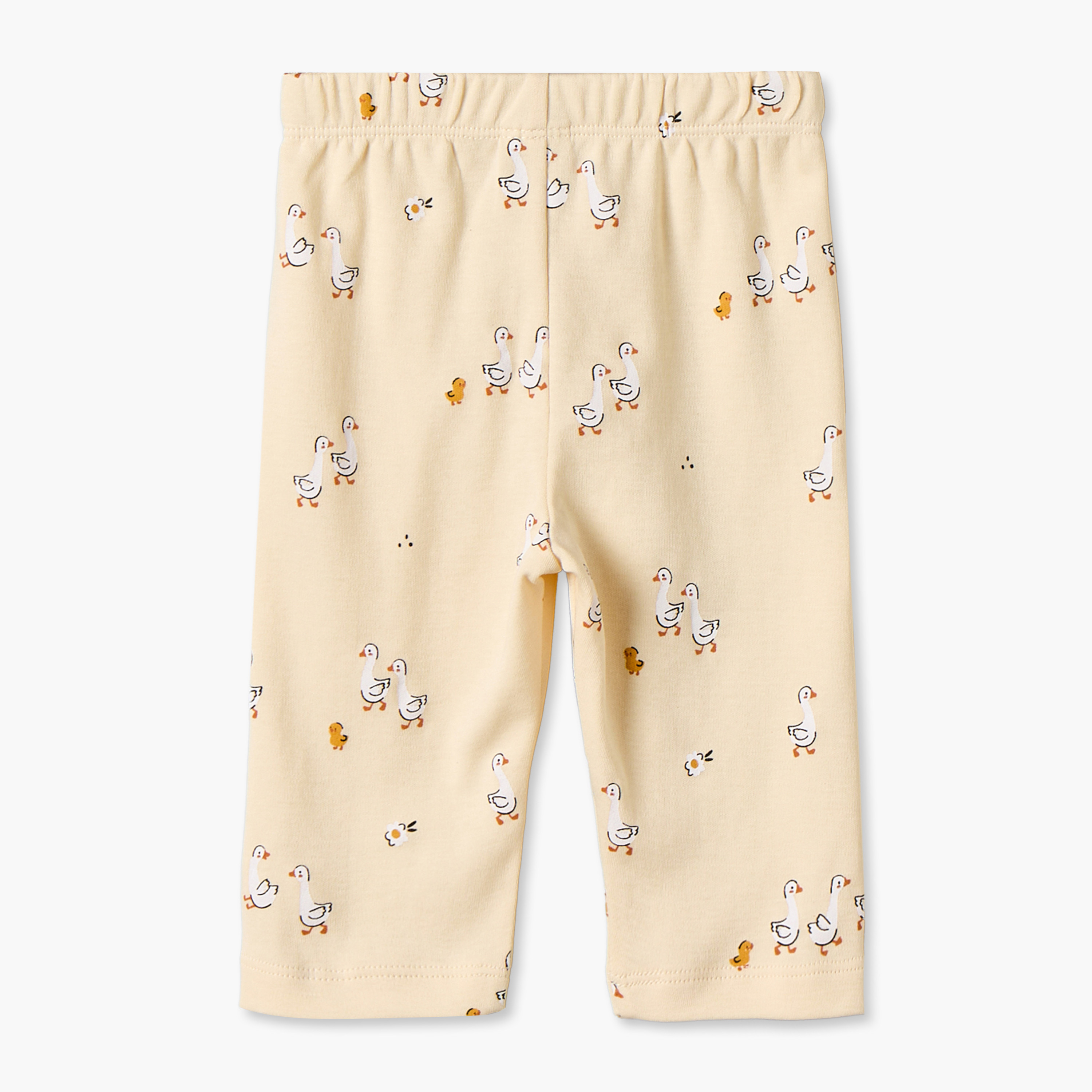 طقم بيجاما قطن بياقة ضيقة وأكمام طويلة بطبعات من جونيورز-baby-girls-clothing-winterwear-pyjamasets-image-5