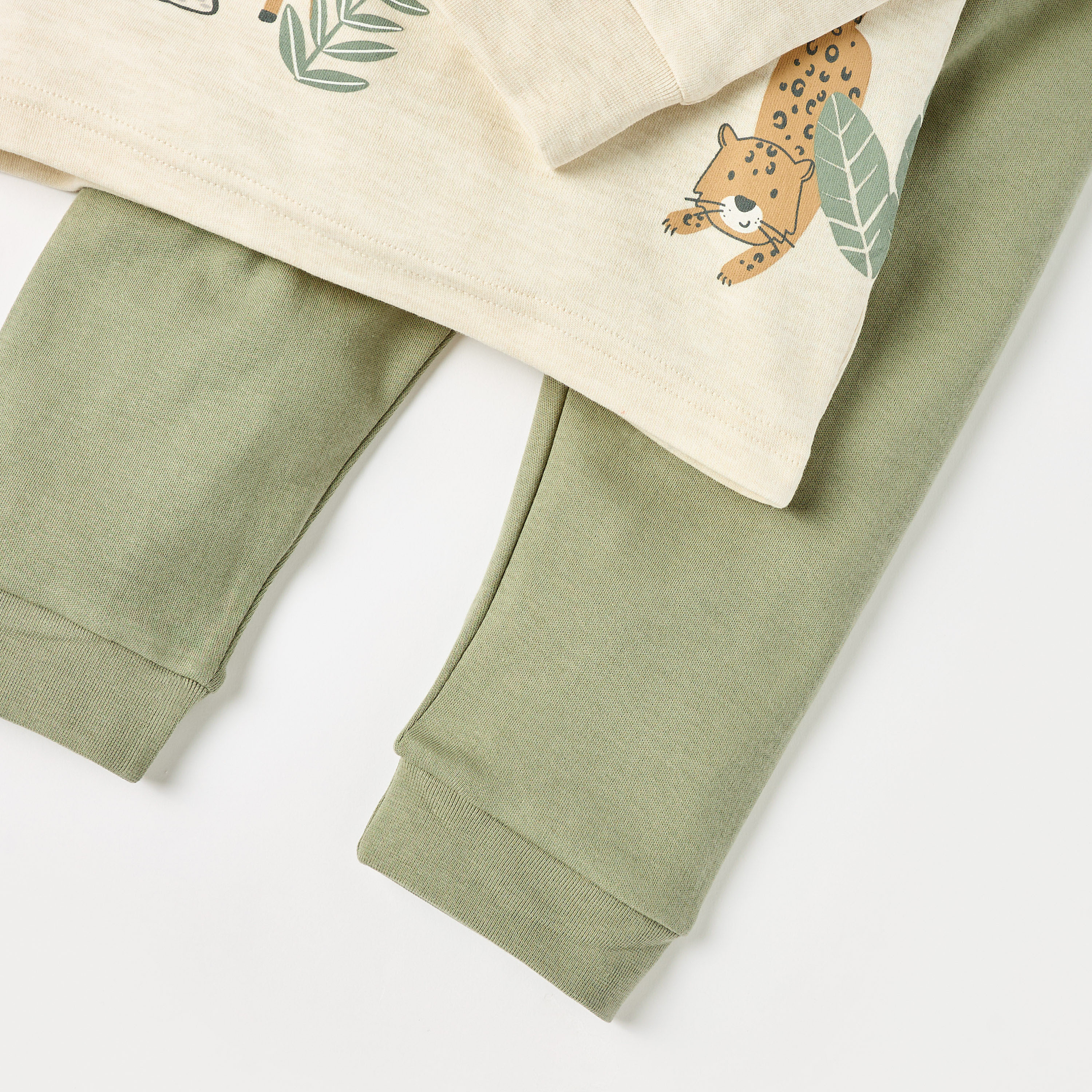 طقم بنطلون بيجاما وتيشيرت بطبعات حيوانات من جونيورز-baby-boys-clothing-nightwear-pyjamasets-image-5