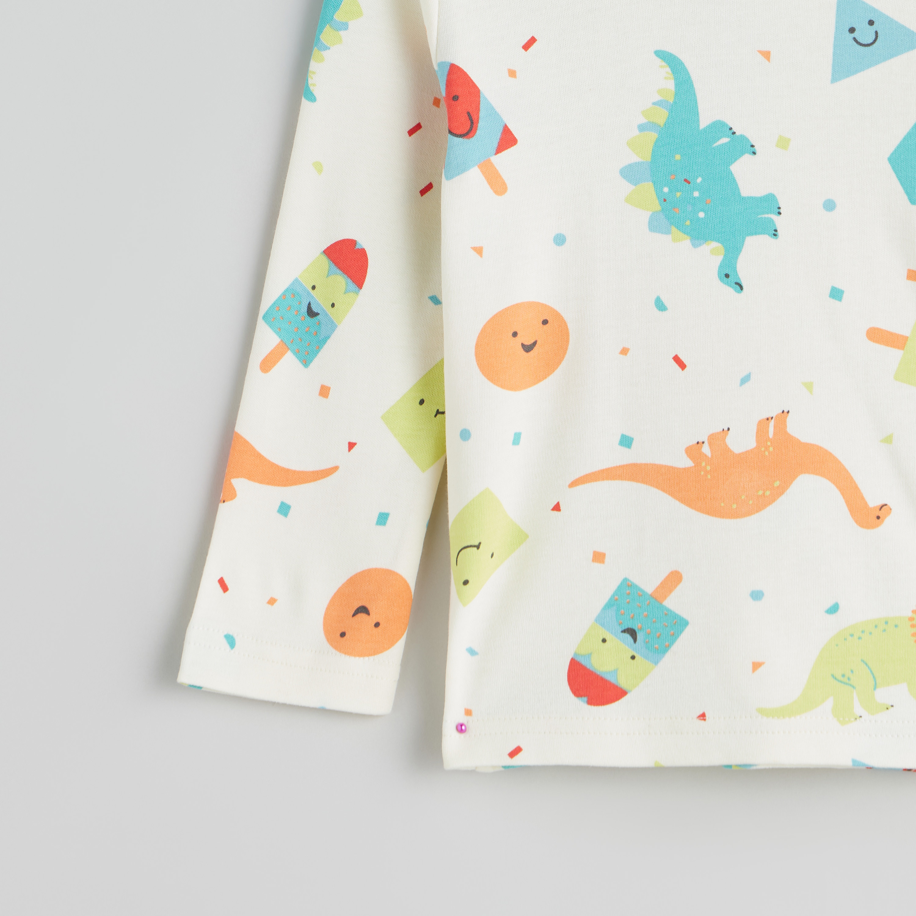 Juniors Pyjama Set with Graphic Print - Cotton - Long Sleeves-promo_babyshop_Buy3for79_KSA130126-image-4
