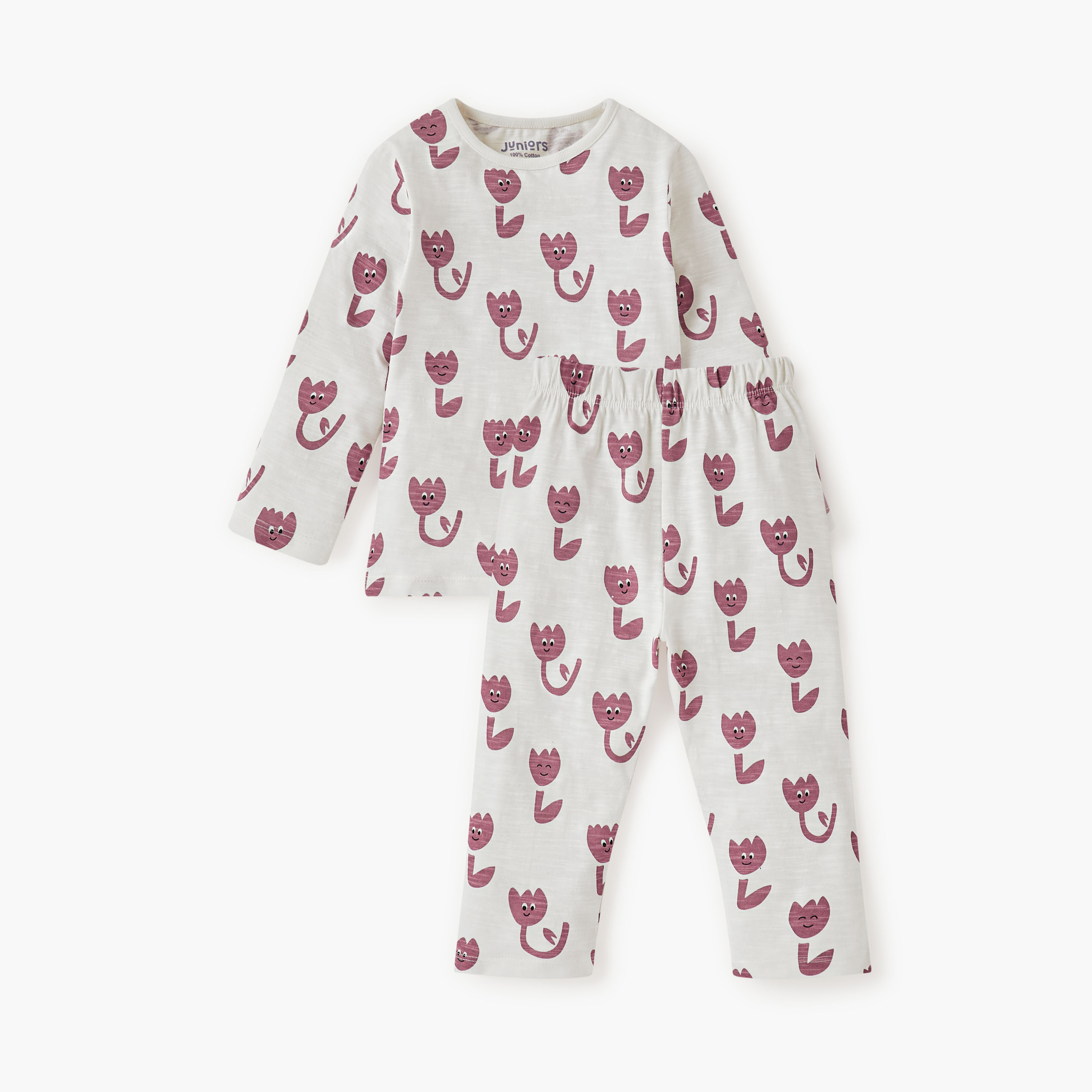 طقم بنطلون بيجاما وتيشيرت بأكمام طويلة وطبعات من جونيورز-promo_babyshop_Buy3for79_KSA130126-image-1