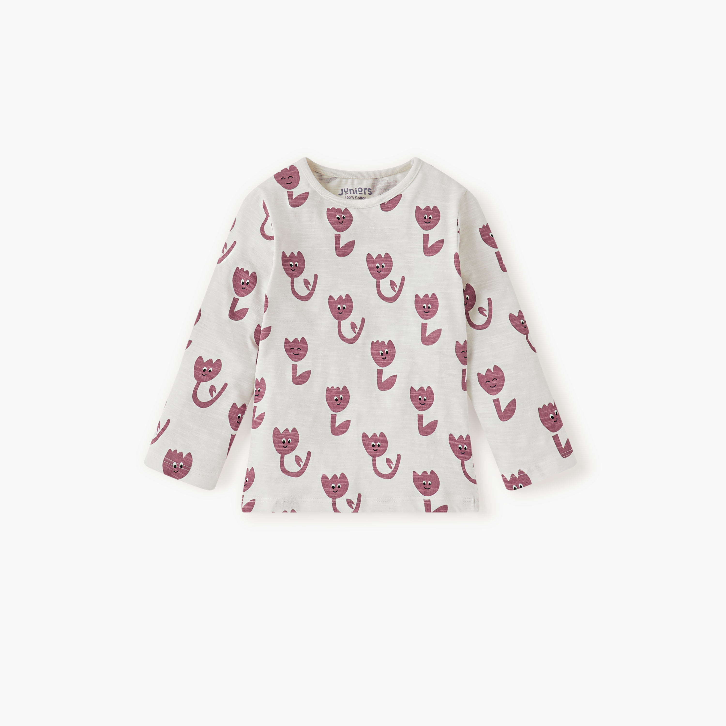 طقم بنطلون بيجاما وتيشيرت بأكمام طويلة وطبعات من جونيورز-promo_babyshop_Buy3for79_KSA130126-image-2