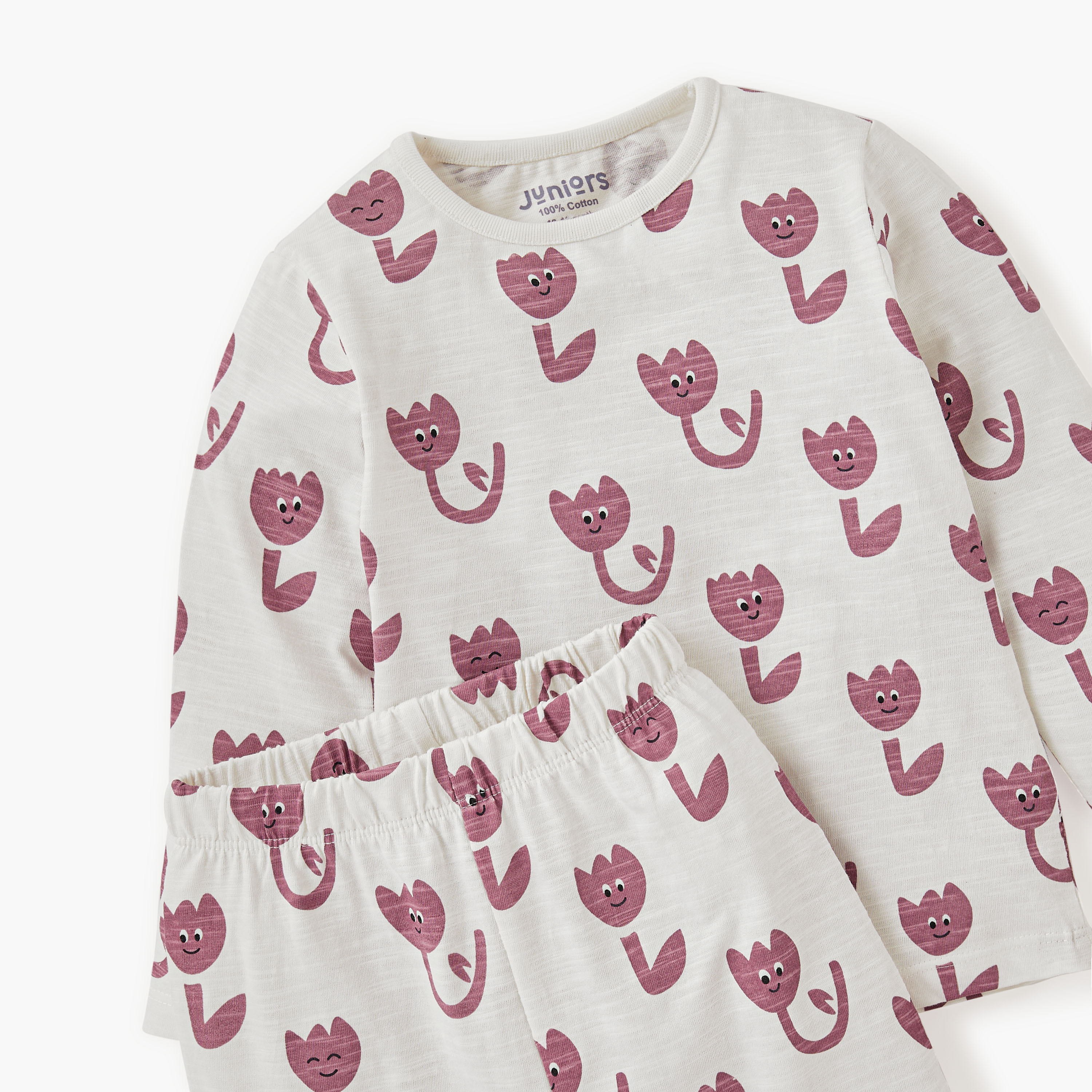 طقم بنطلون بيجاما وتيشيرت بأكمام طويلة وطبعات من جونيورز-promo_babyshop_Buy3for79_KSA130126-image-4