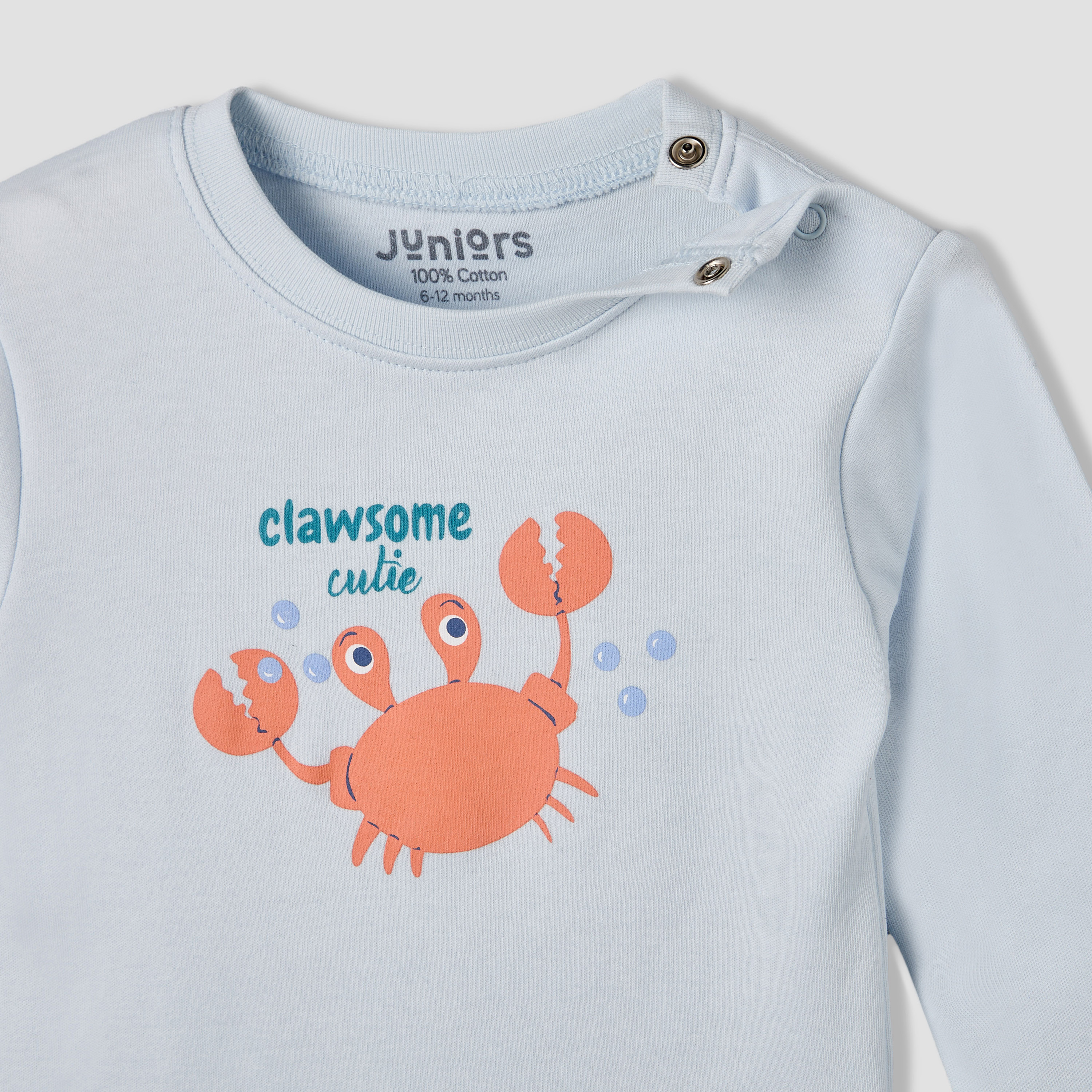 Set of 4 Juniors Cotton Round Neck Long Sleeves Pyjama Set with Assorted Print-baby-boys-clothing-nightwear-pyjamasets-image-13