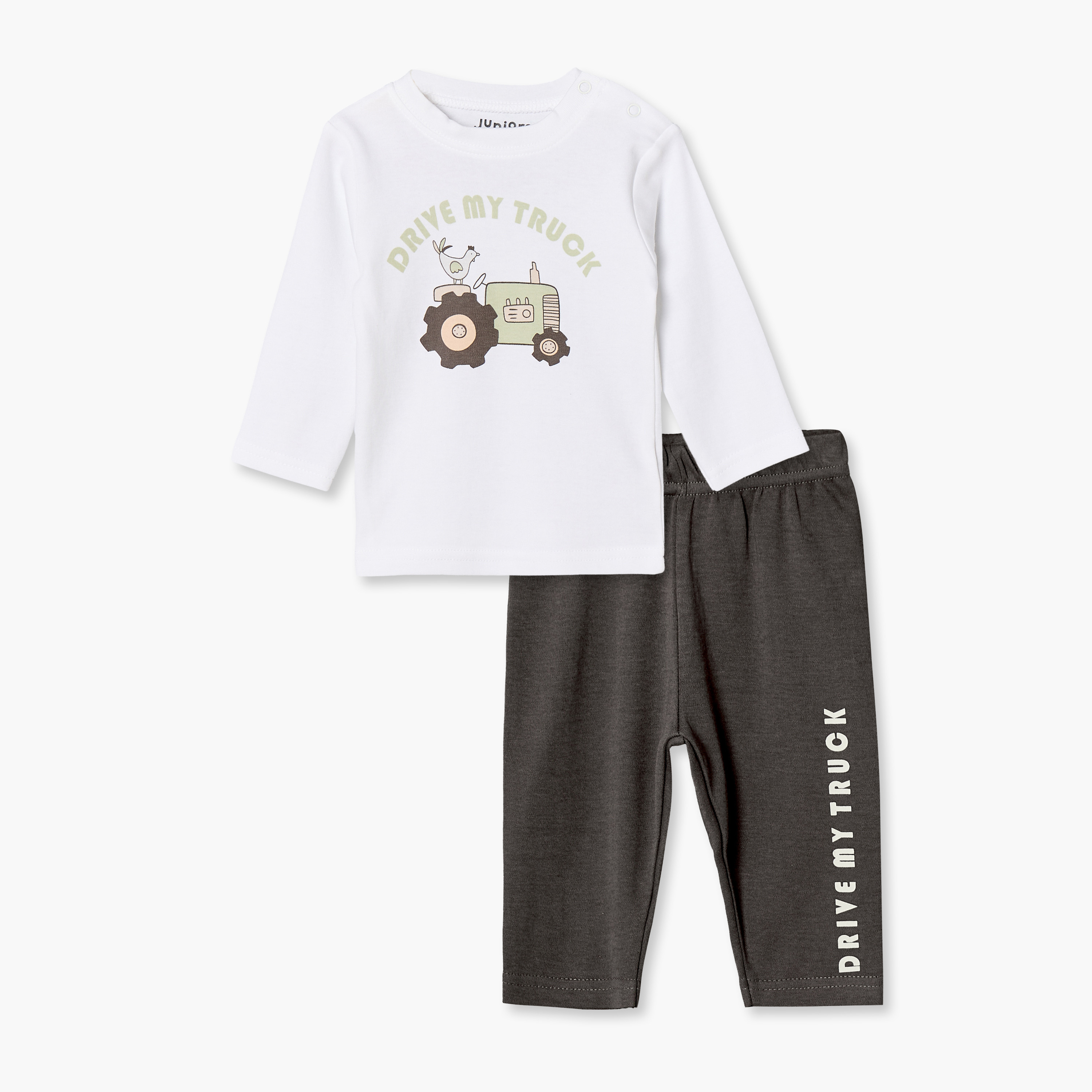 Juniors Cotton Crew Neck Long Sleeves Pyjama Set with Graphic Print-baby-boys-clothing-nightwear-pyjamasets-image-1
