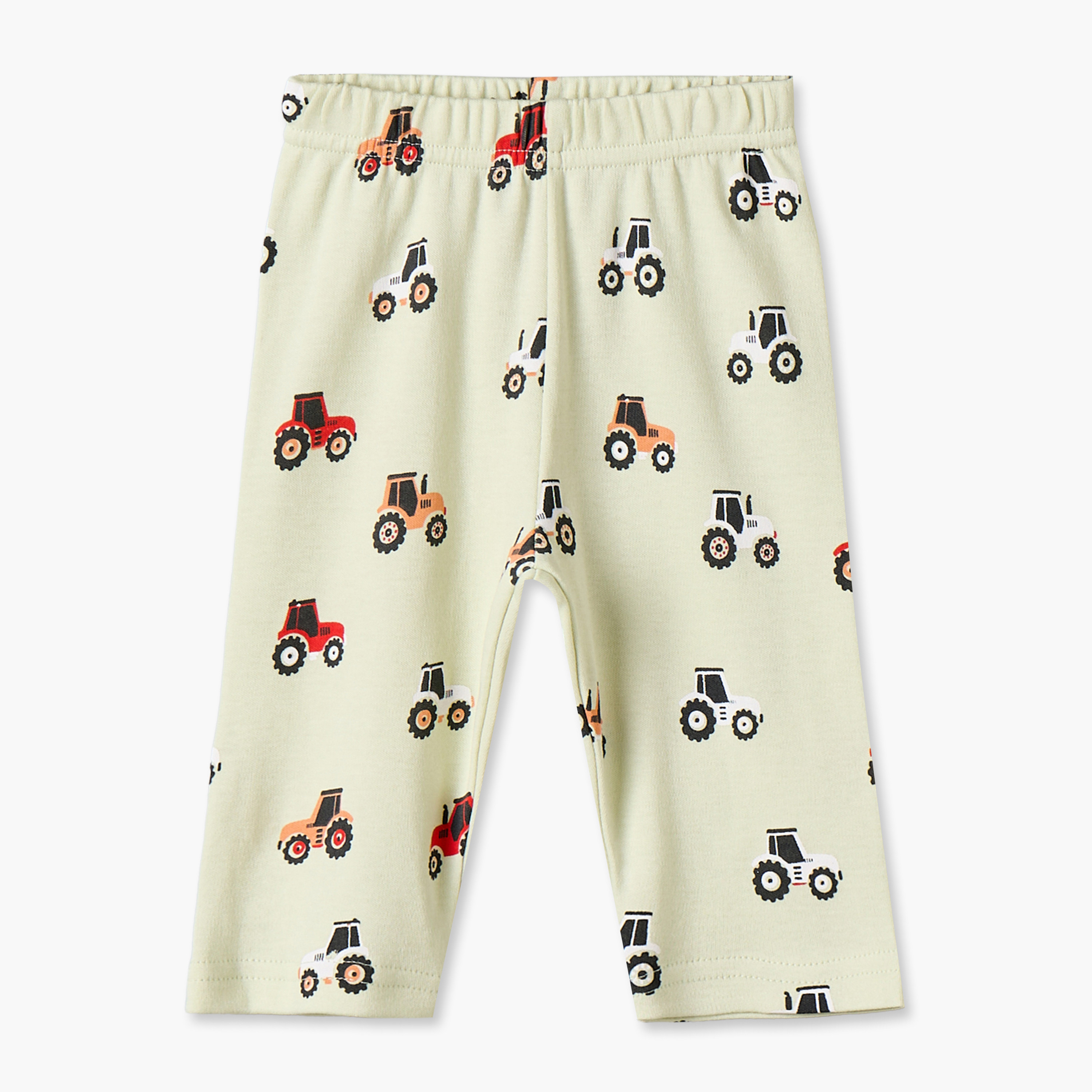 Juniors Cotton Crew Neck Long Sleeves Pyjama Set with Tractor Print-baby-boys-clothing-nightwear-pyjamasets-image-3