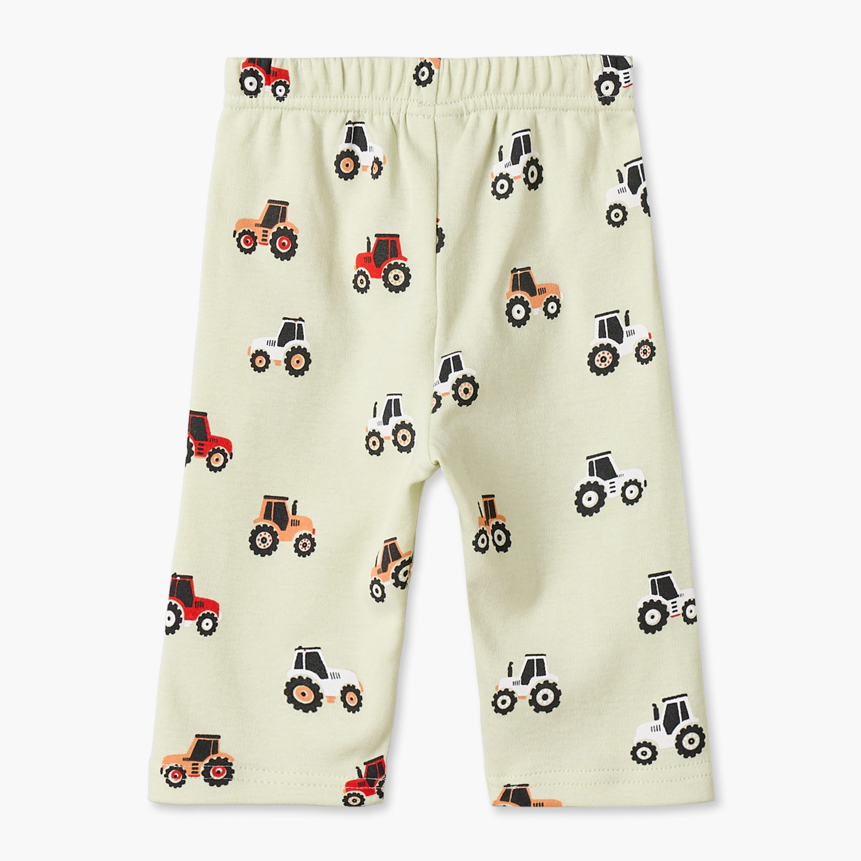 Juniors Cotton Crew Neck Long Sleeves Pyjama Set with Tractor Print-baby-boys-clothing-nightwear-pyjamasets-image-5