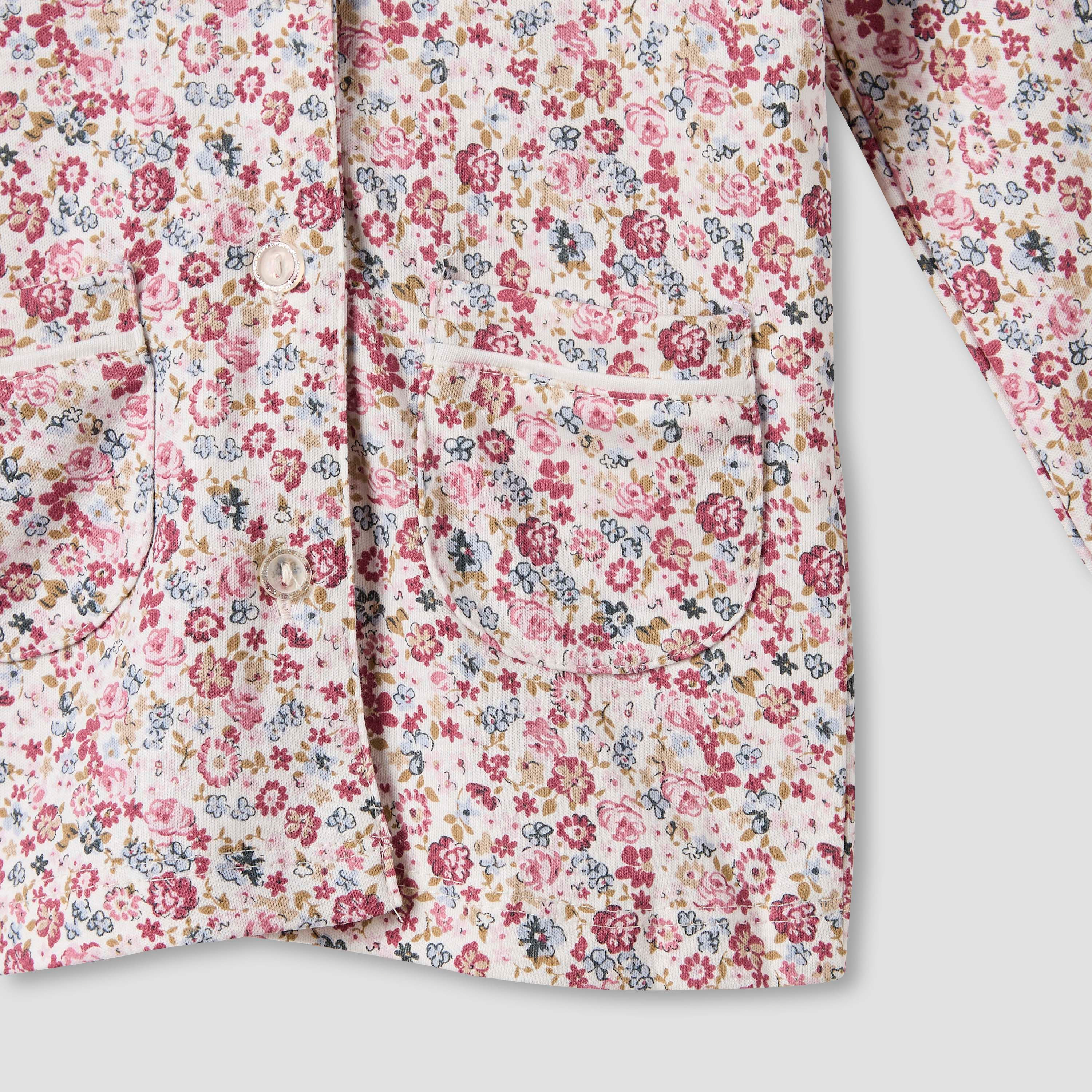 Giggles Floral Print Shirt and Pyjama Set-baby-girls-clothing-nightwear-pyjamasets-image-5