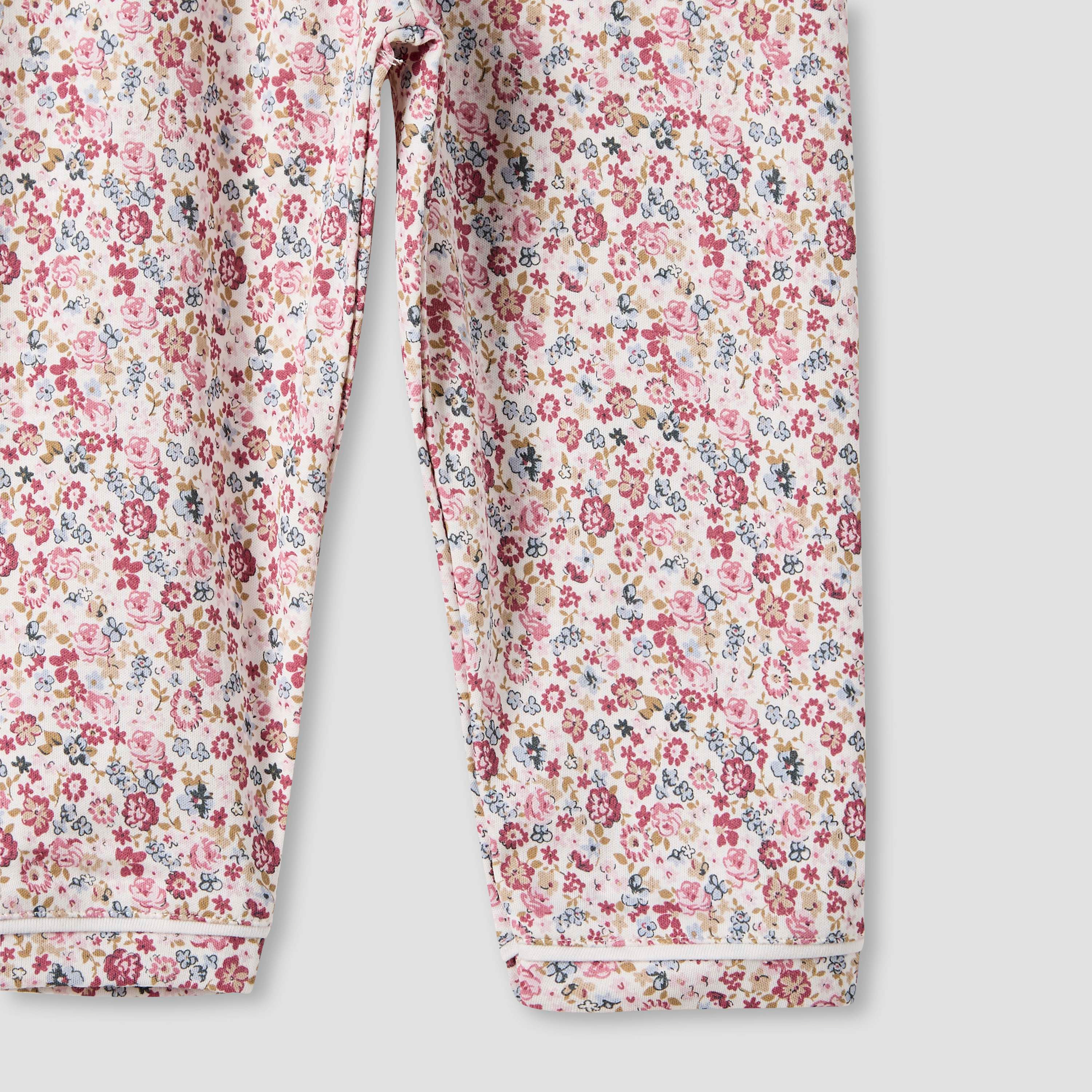 Giggles Floral Print Shirt and Pyjama Set-baby-girls-clothing-nightwear-pyjamasets-image-7
