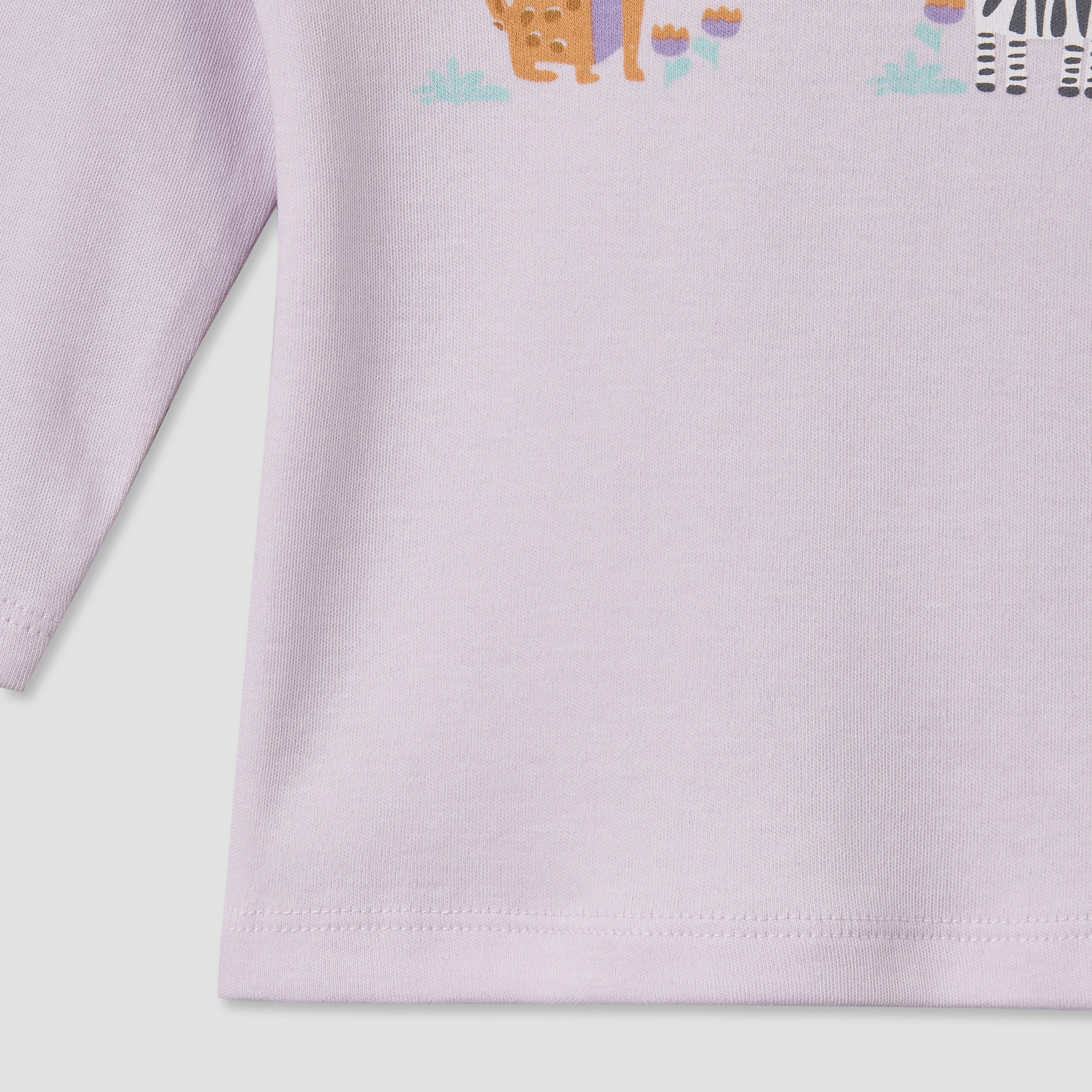 Set of 4 Juniors Cotton Crew Neck Long Sleeve Pyjama Set with Assorted Print-baby-girls-clothing-nightwear-pyjamasets-image-14