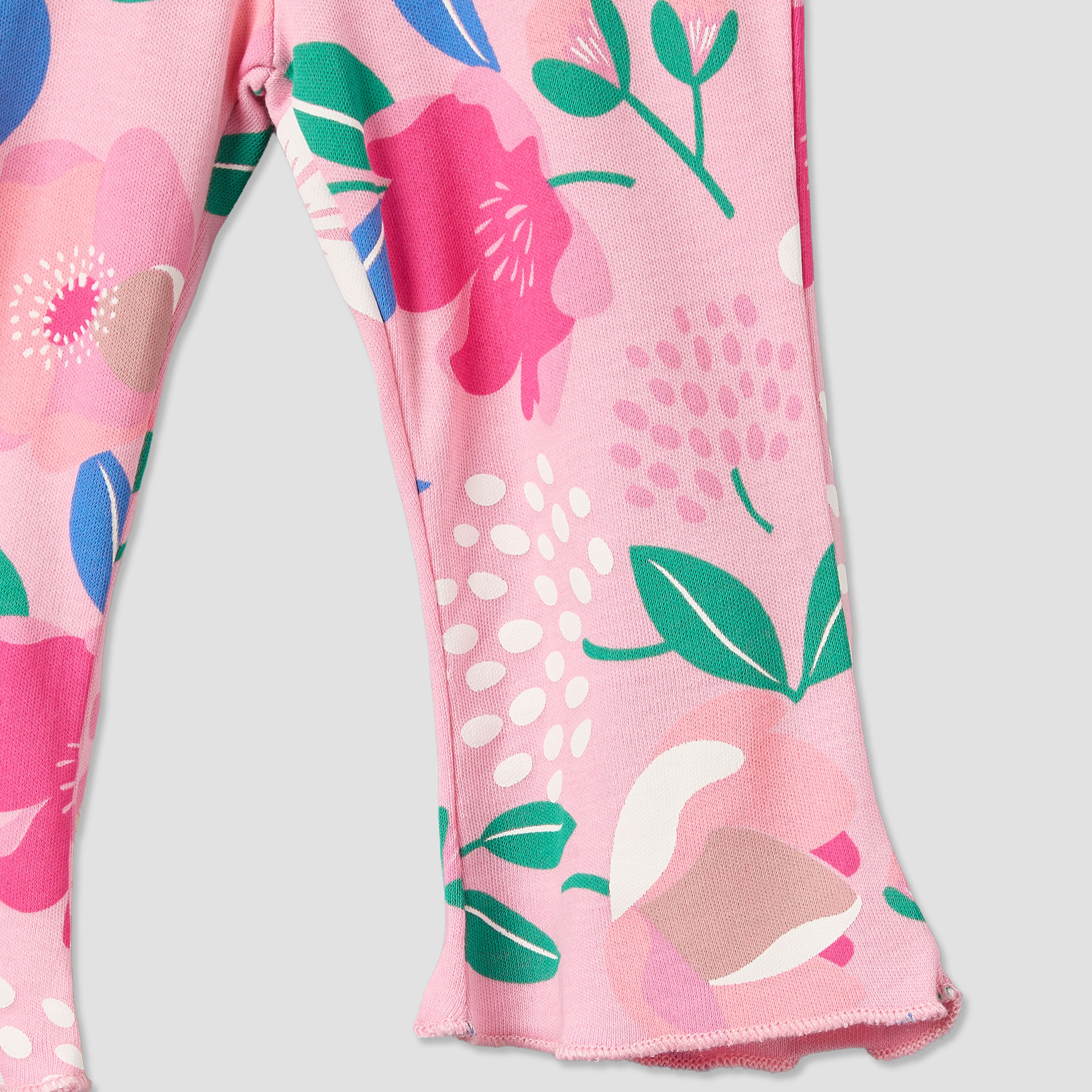 طقم بيجاما قطن بياقة مستديرة وأكمام طويلة وطبعات من جونيورز-baby-girls-clothing-nightwear-pyjamasets-image-10