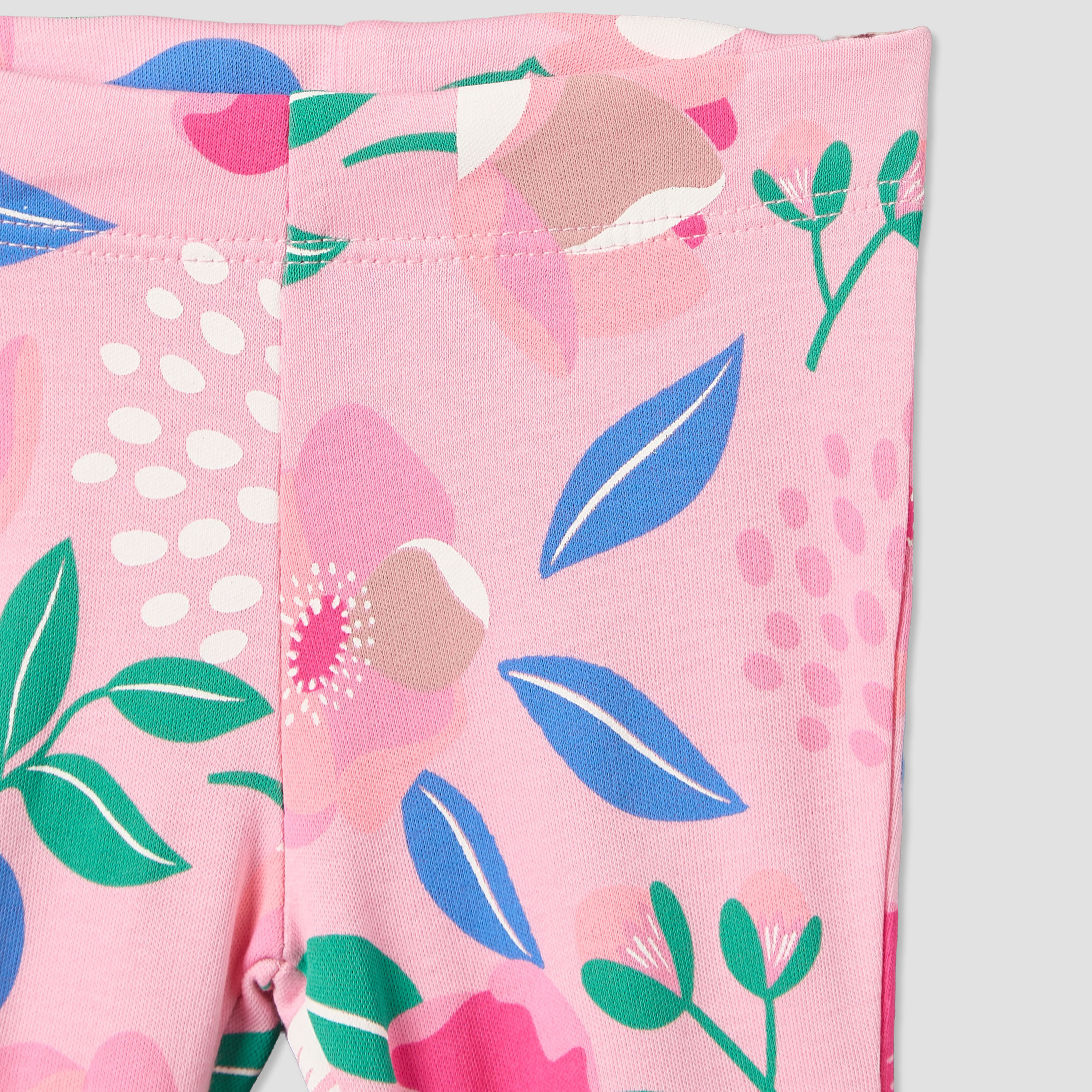 طقم بيجاما قطن بياقة مستديرة وأكمام طويلة وطبعات من جونيورز-baby-girls-clothing-nightwear-pyjamasets-image-9