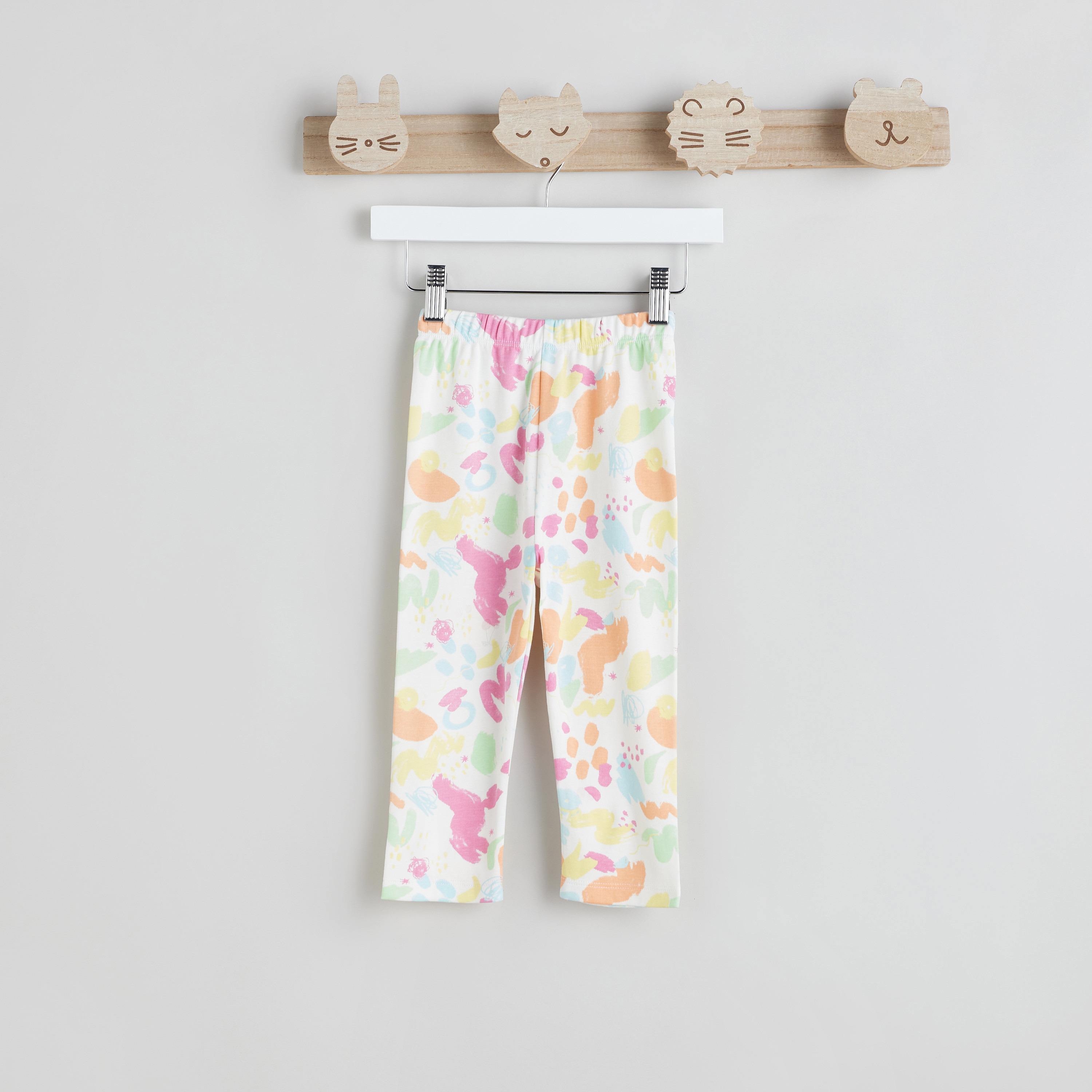 طقم بنطلون بيجاما وتيشيرت قطن بطبعات من جونيورز-baby-girls-clothing-nightwear-pyjamasets-image-3