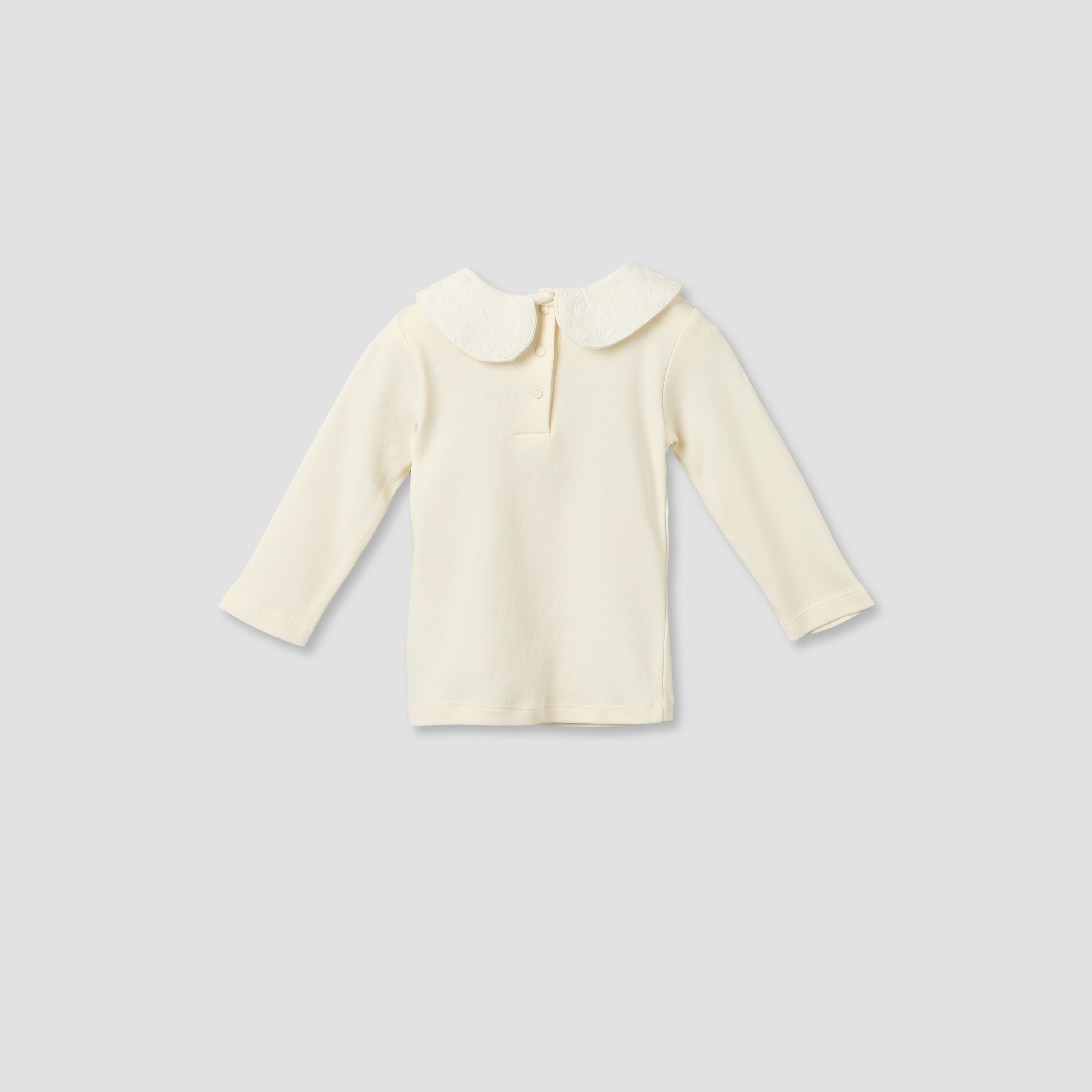 Juniors Cotton Peter Pan Collar Long Sleeves Pyjama Set with Mouse Applique-baby-girls-clothing-nightwear-pyjamasets-image-5