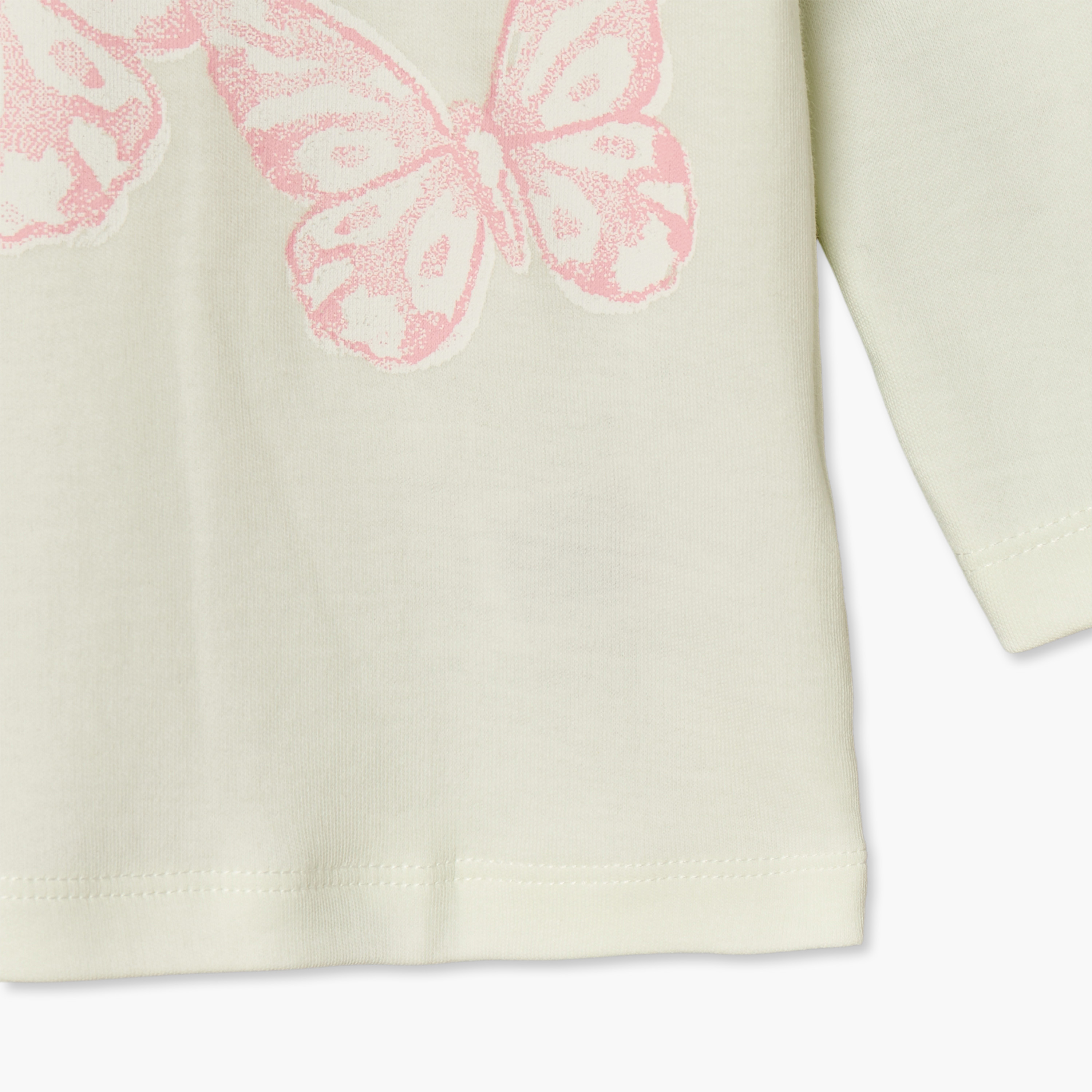 Juniors Cotton Crew Neck Long Sleeves Pyjama Set with Butterfly Print-baby-girls-clothing-nightwear-pyjamasets-image-7
