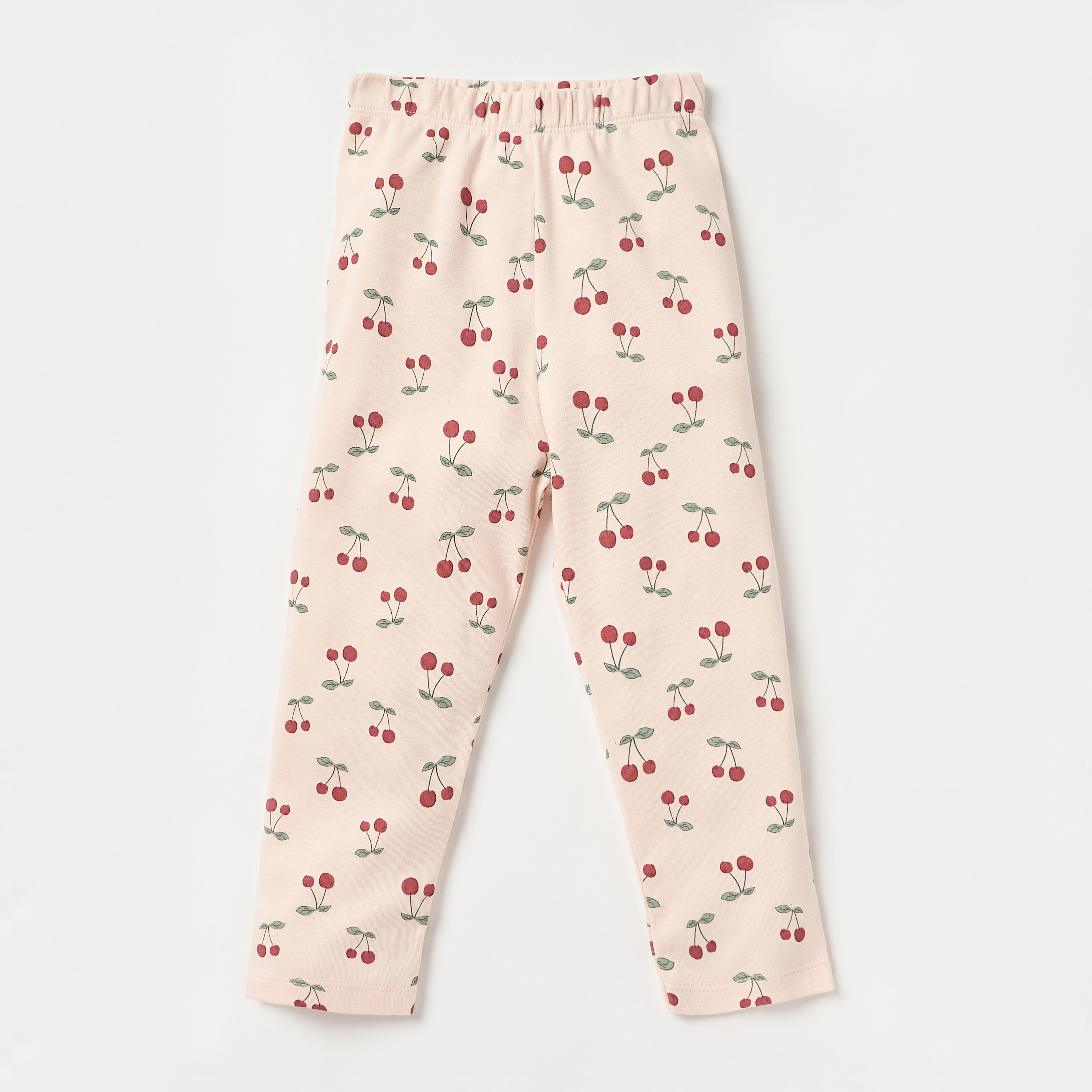 طقم بنطلون بيجاما وقميص بطبعات كرز من جونيورز-baby-girls-clothing-nightwear-pyjamasets-image-3