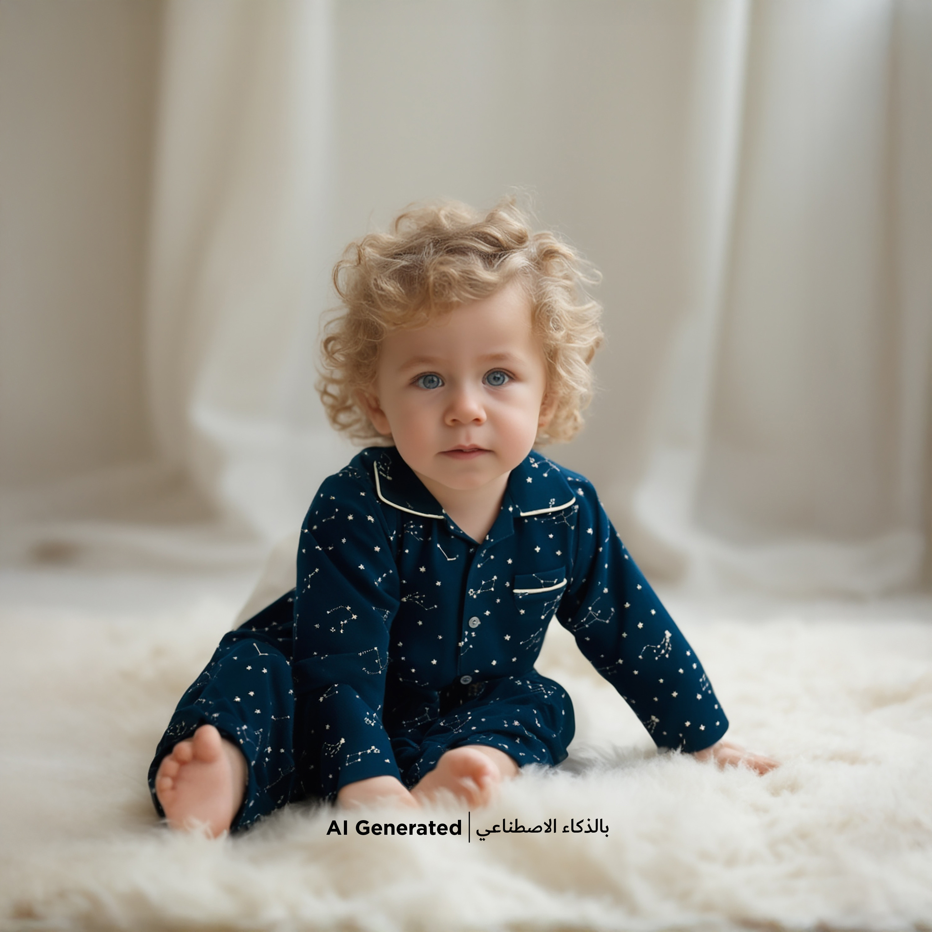 Juniors Star Print Shirt and Pyjama Set-baby-boys-clothing-nightwear-pyjamasets-image-1
