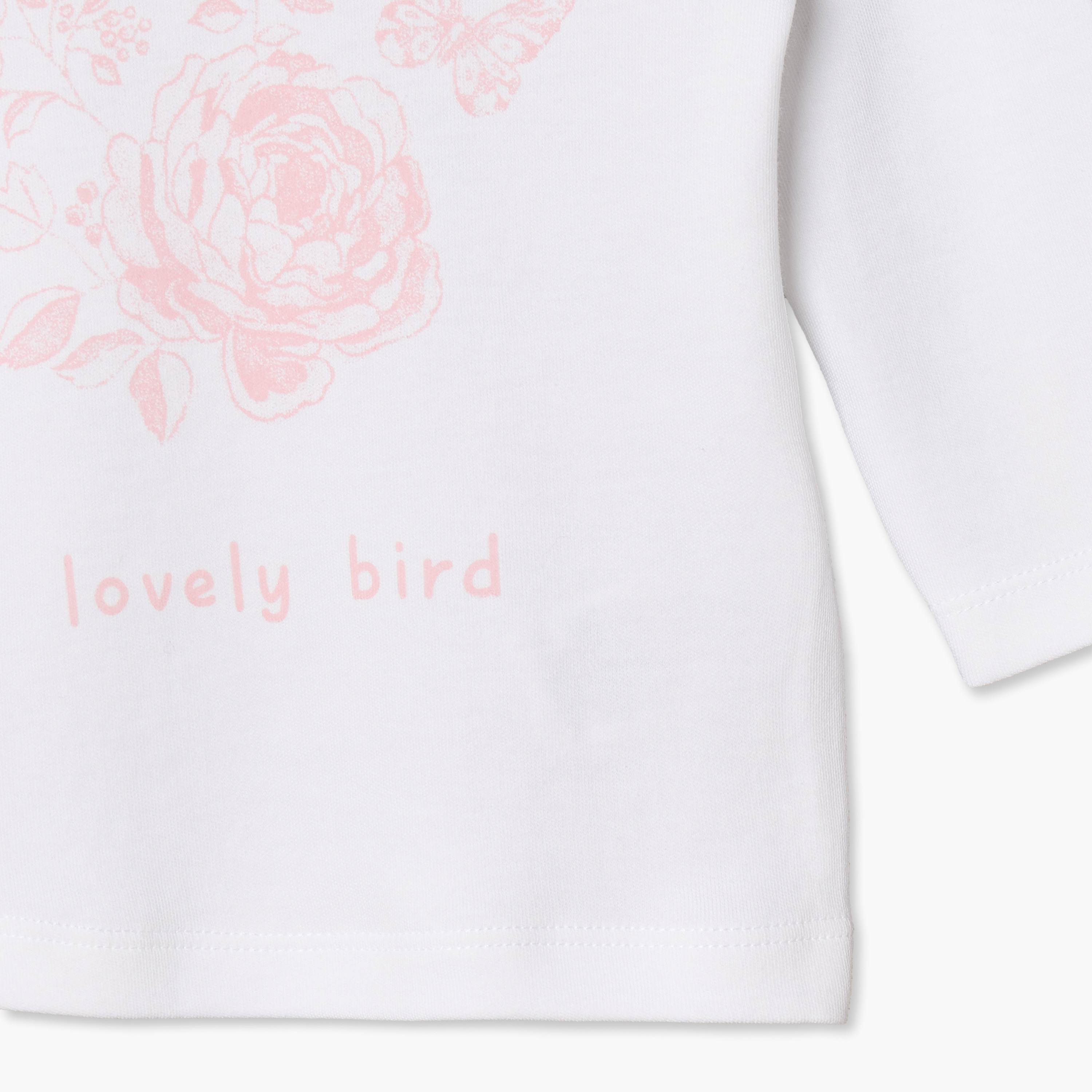 Juniors Cotton Crew Neck Long Sleeves Pyjama Set with Rose Print-baby-girls-clothing-nightwear-pyjamasets-image-7