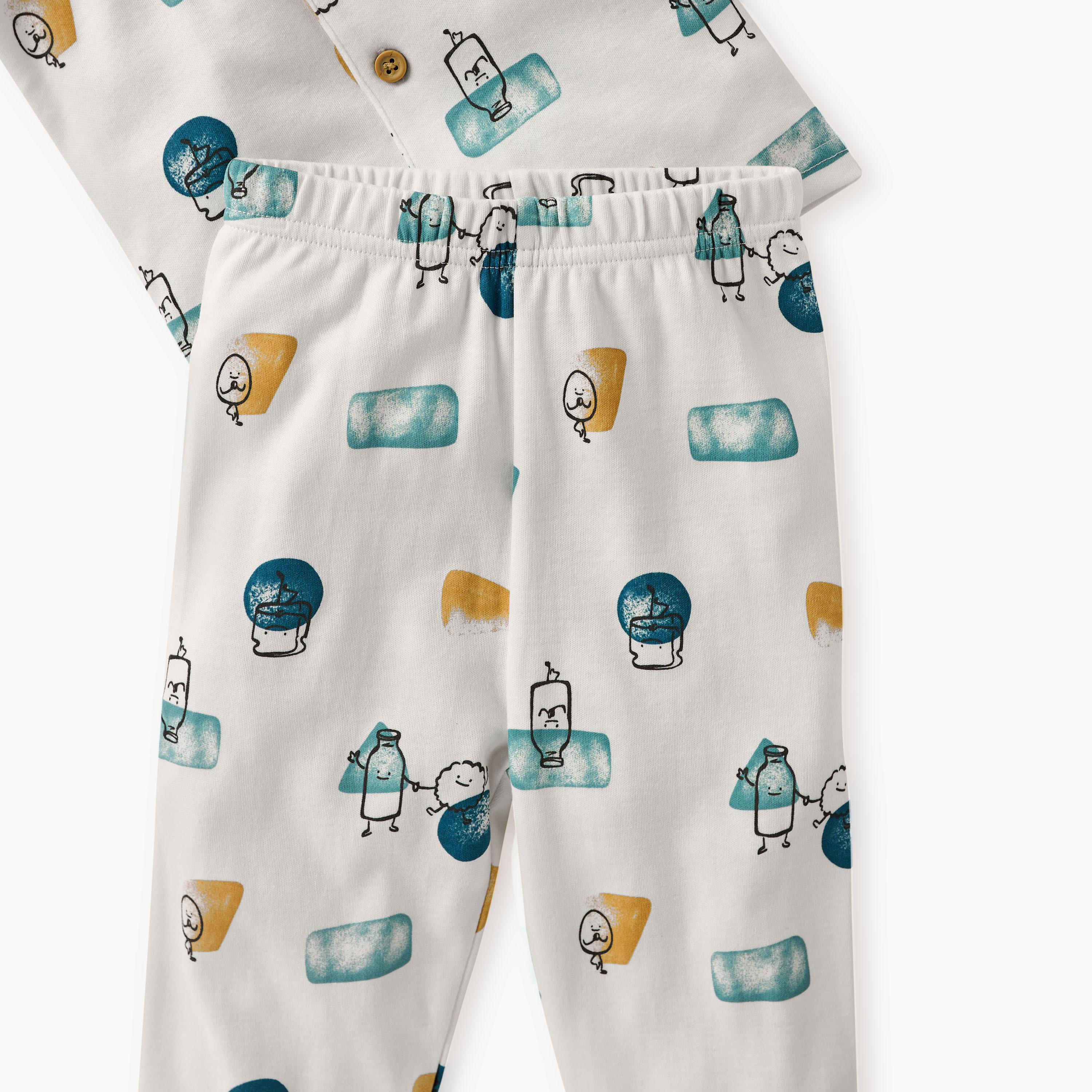 Juniors Printed Shirt and Pyjama Set-baby-boys-clothing-nightwear-pyjamasets-image-6