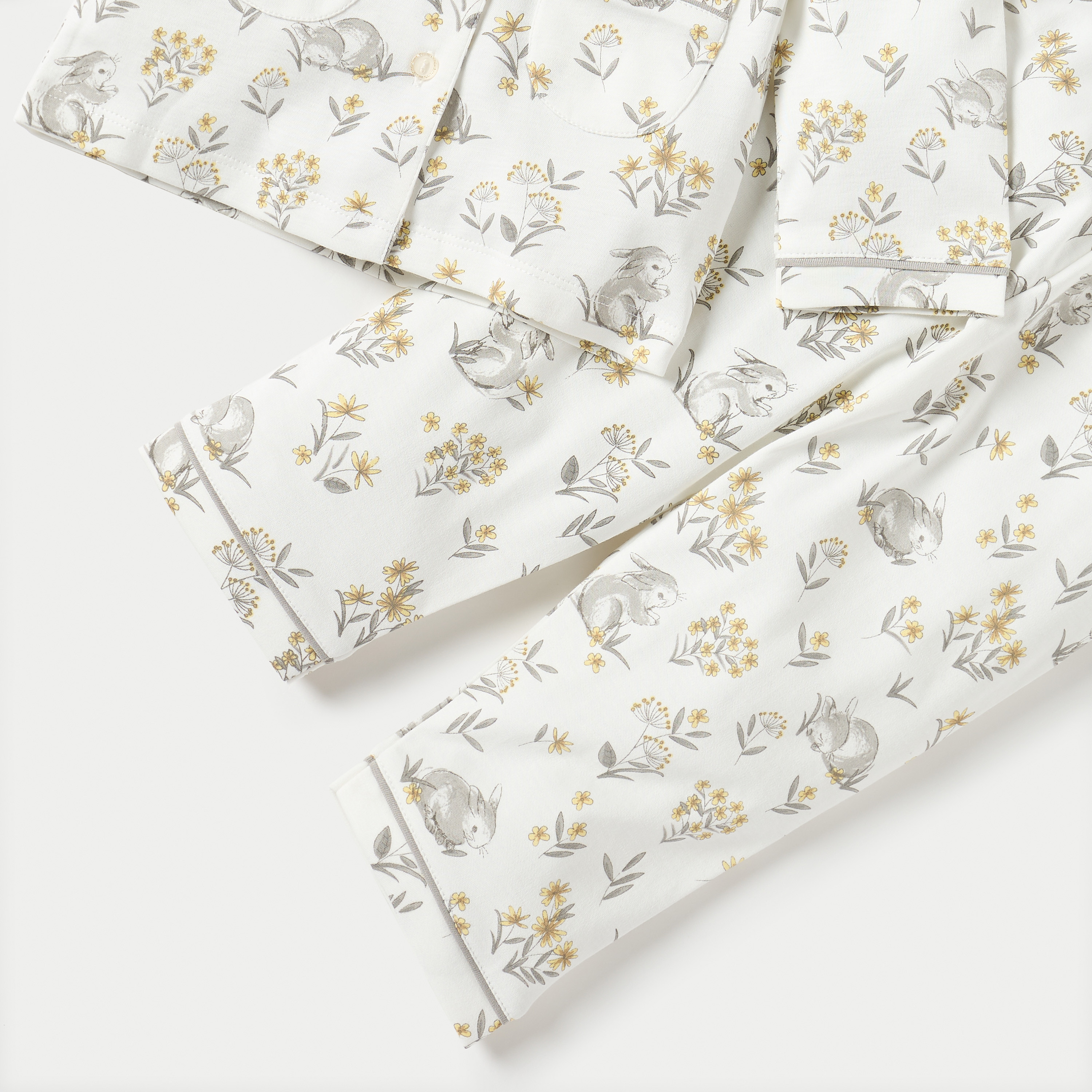 طقم بنطلون بيجاما مطاطي وقميص بطبعات أرنب من جيجلز-promo_babyshop_Buy2for79_OMN130126-image-5