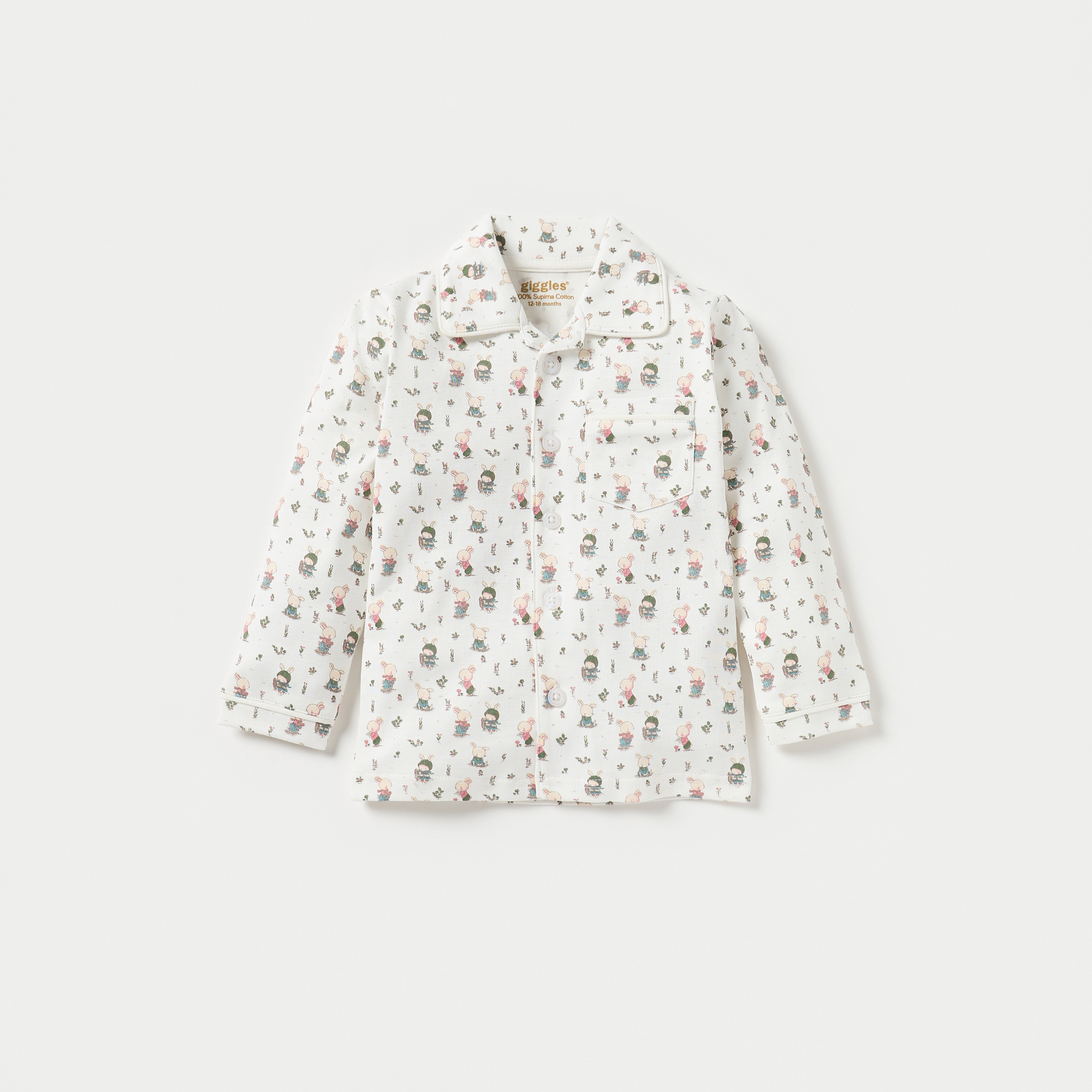 Giggles All-Over Print Long Sleeves Shirt and Elasticated Pyjama Set-promo_babyshop_Buy2for79_KSA130126-image-2