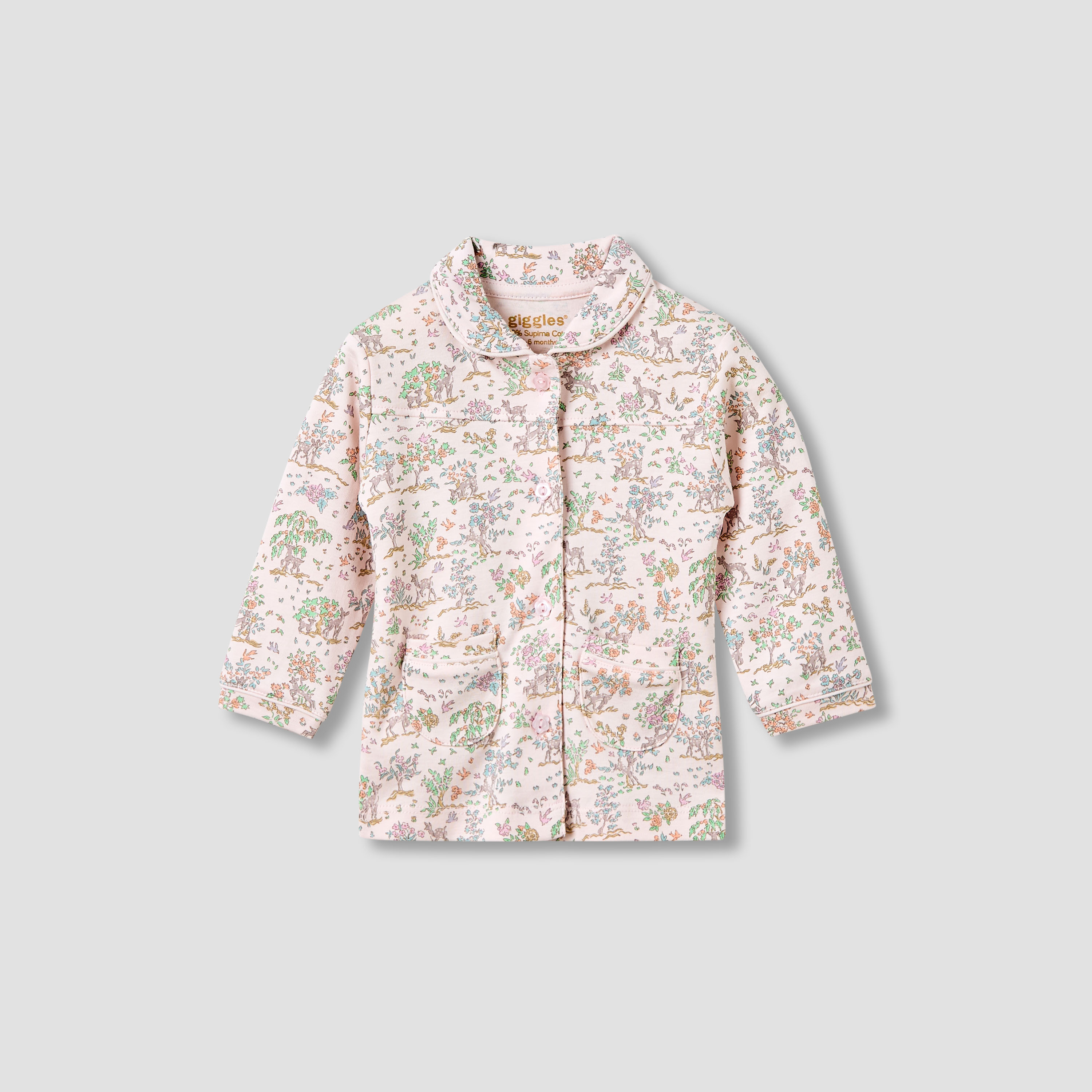 Giggles Pyjama Set with Print - Cotton - Long Sleeves - Collar-promo_babyshop_Buy2for79_OMN130126-image-2