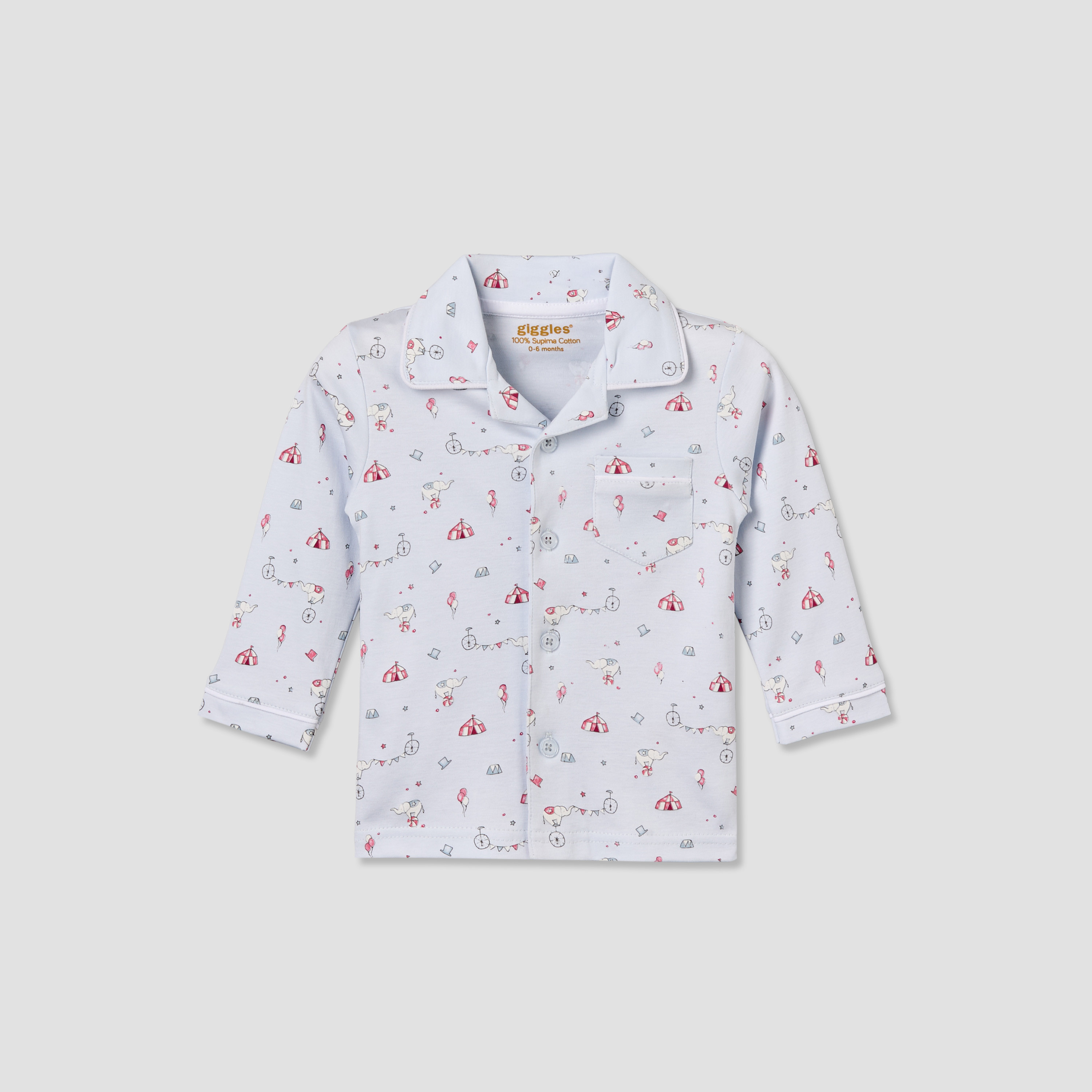 Giggles Cotton Collared Long Sleeves Pyjama Set with Circus Print-baby-boys-clothing-nightwear-pyjamasets-image-3