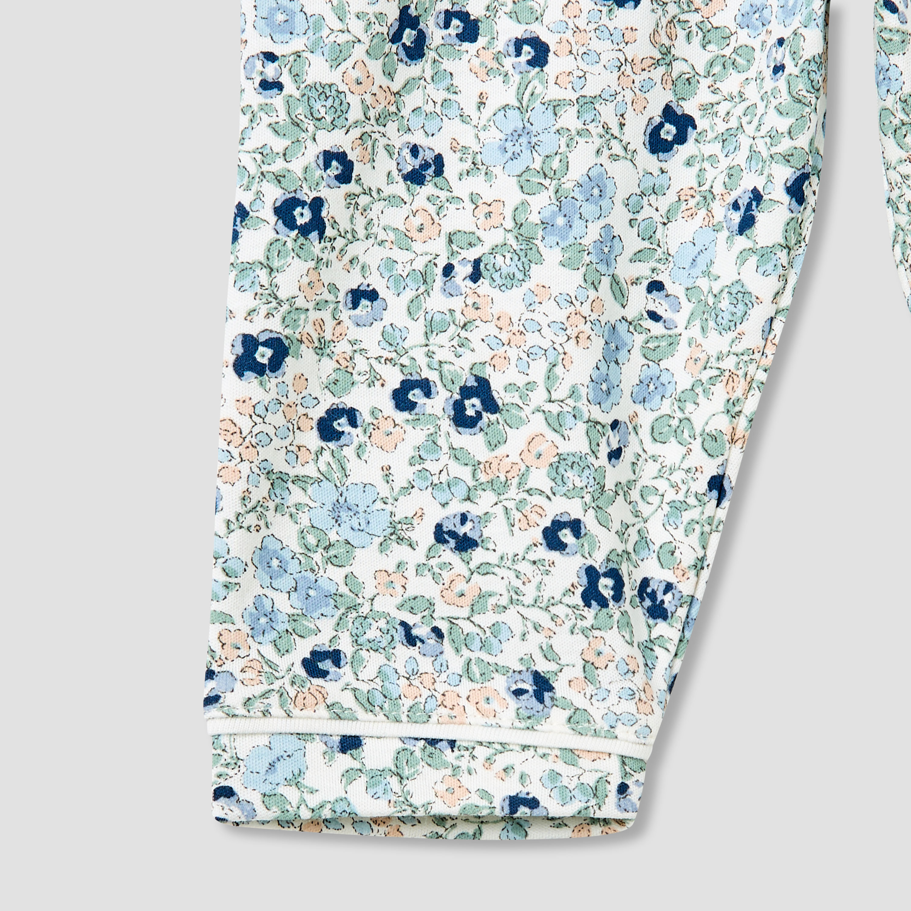 Giggles Pyjama Set with Floral Print - Cotton - Long Sleeves - Collar-baby-girls-clothing-nightwear-pyjamasets-image-6