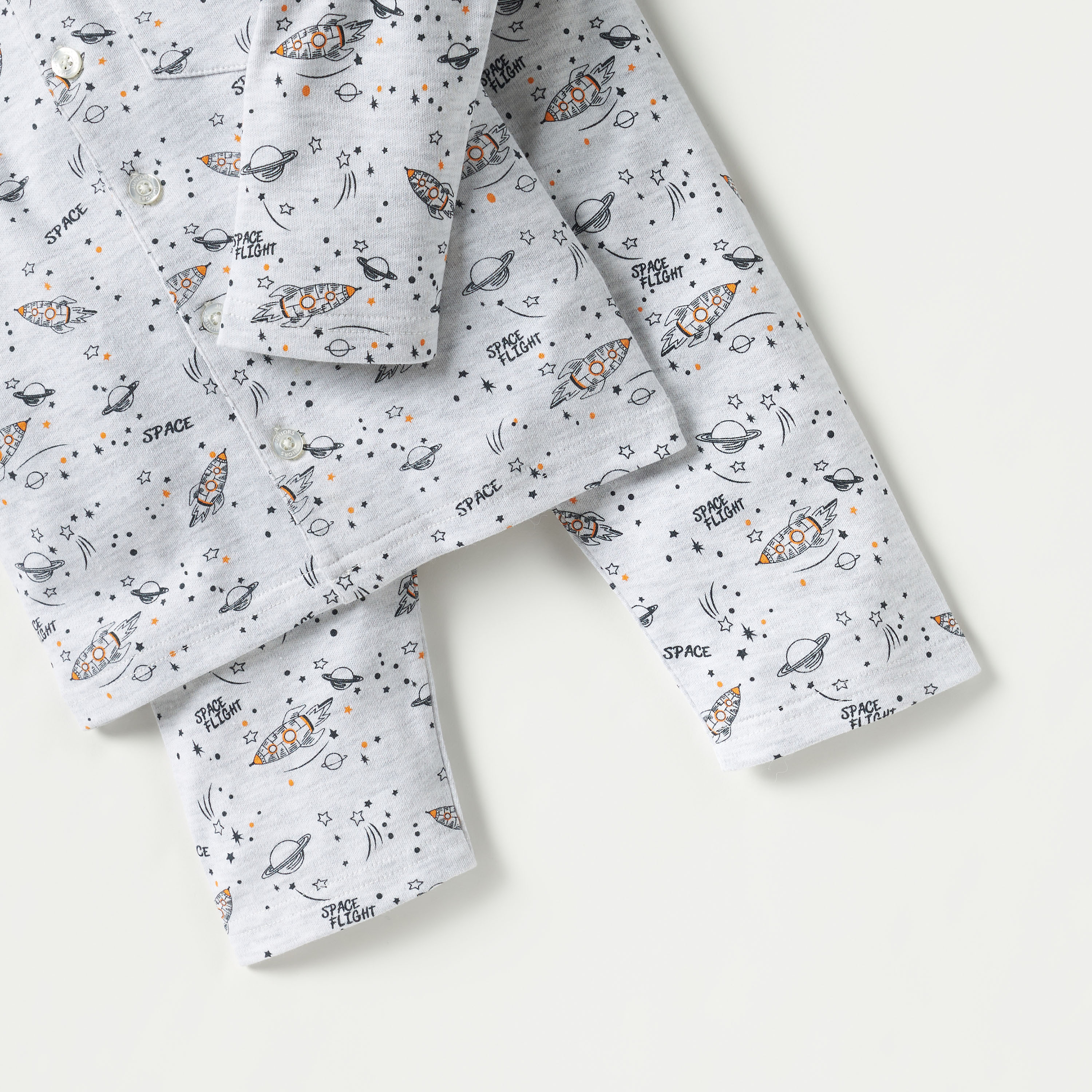طقم بنطلون بيجاما وقميص بطبعات فضاء من جونيورز-baby-boys-clothing-nightwear-pyjamasets-image-5