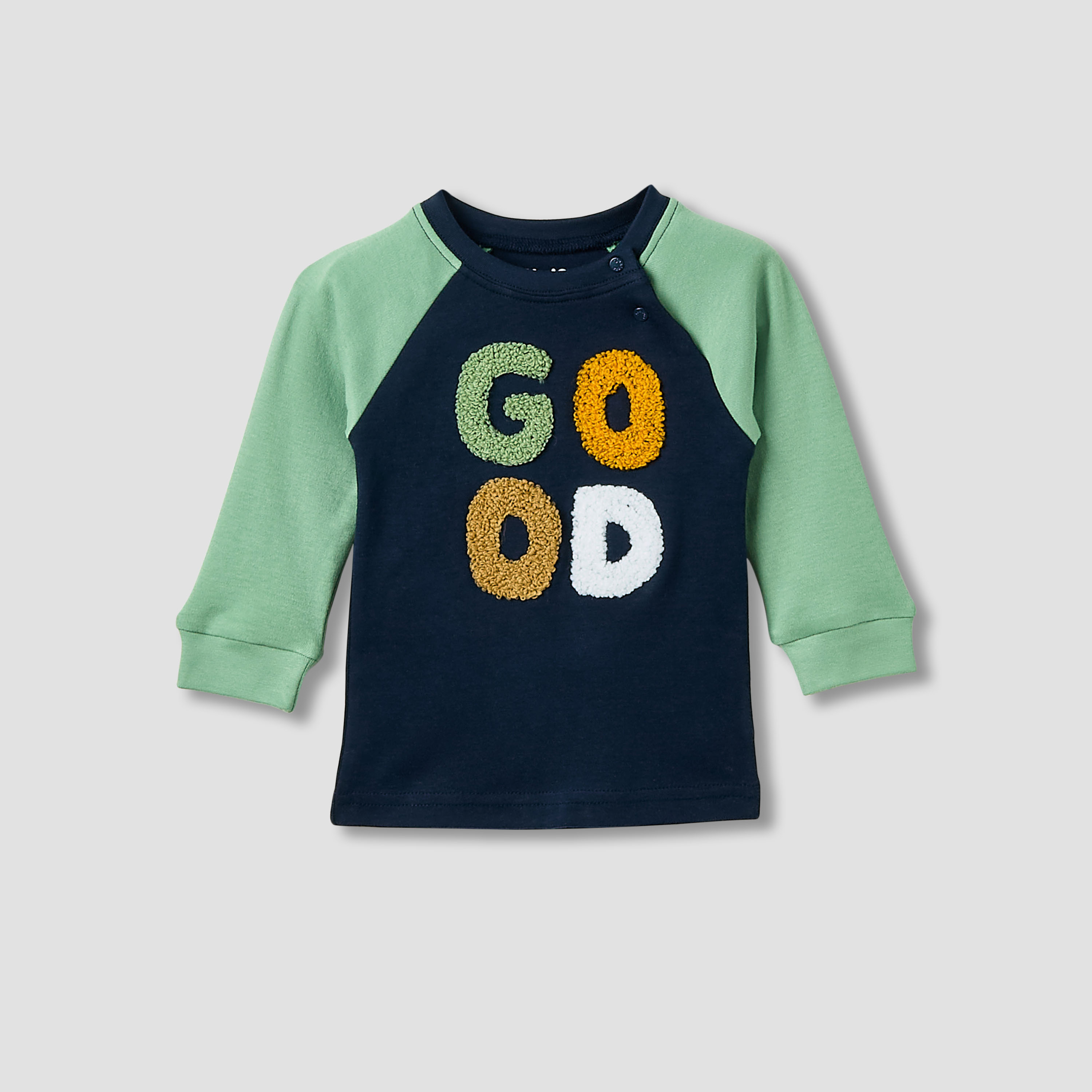 Juniors Pyjama Set with Text Applique - Cotton - Long Sleeves-promo_babyshop_Buy3for99_BAH130126-image-2