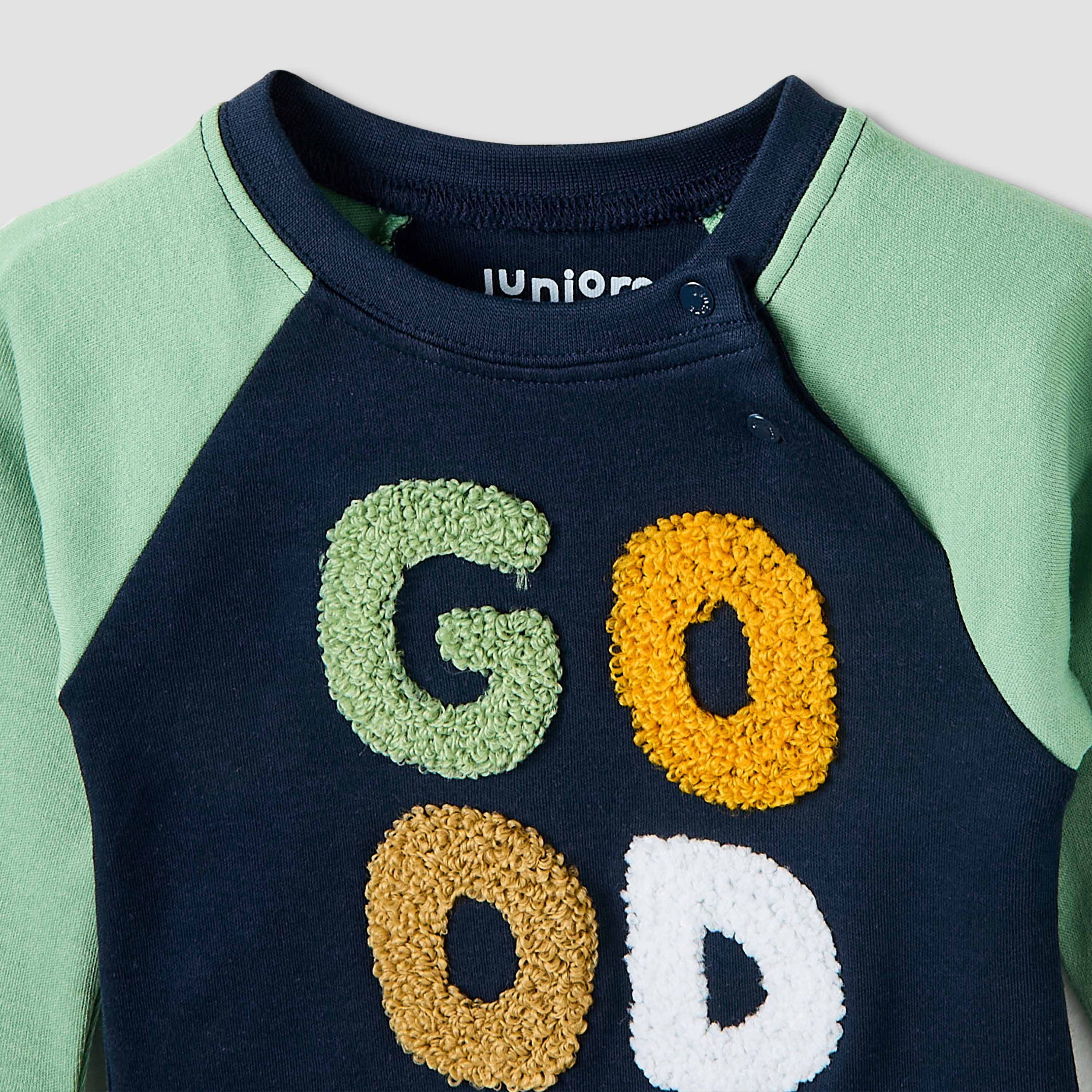 Juniors Pyjama Set with Text Applique - Cotton - Long Sleeves-promo_babyshop_Buy3for99_BAH130126-image-4