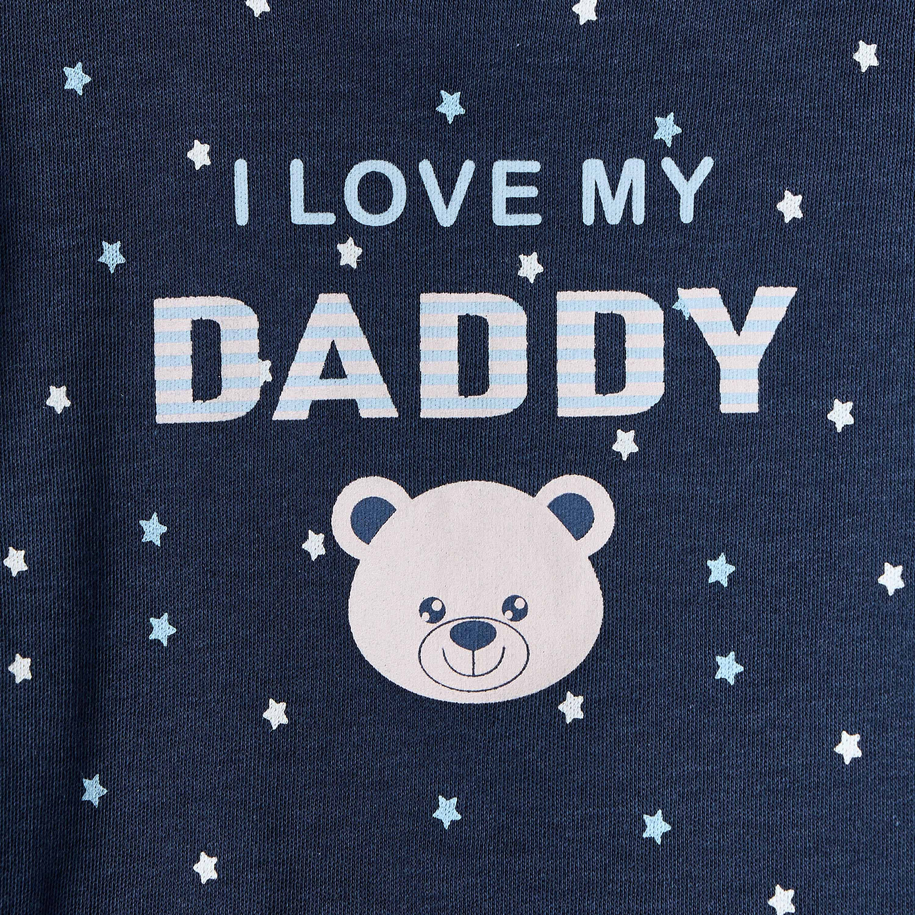 Juniors Star Print Long Sleeve T-shirt and Pyjamas - Set of 4-baby-boys-clothing-nightwear-pyjamasets-image-11