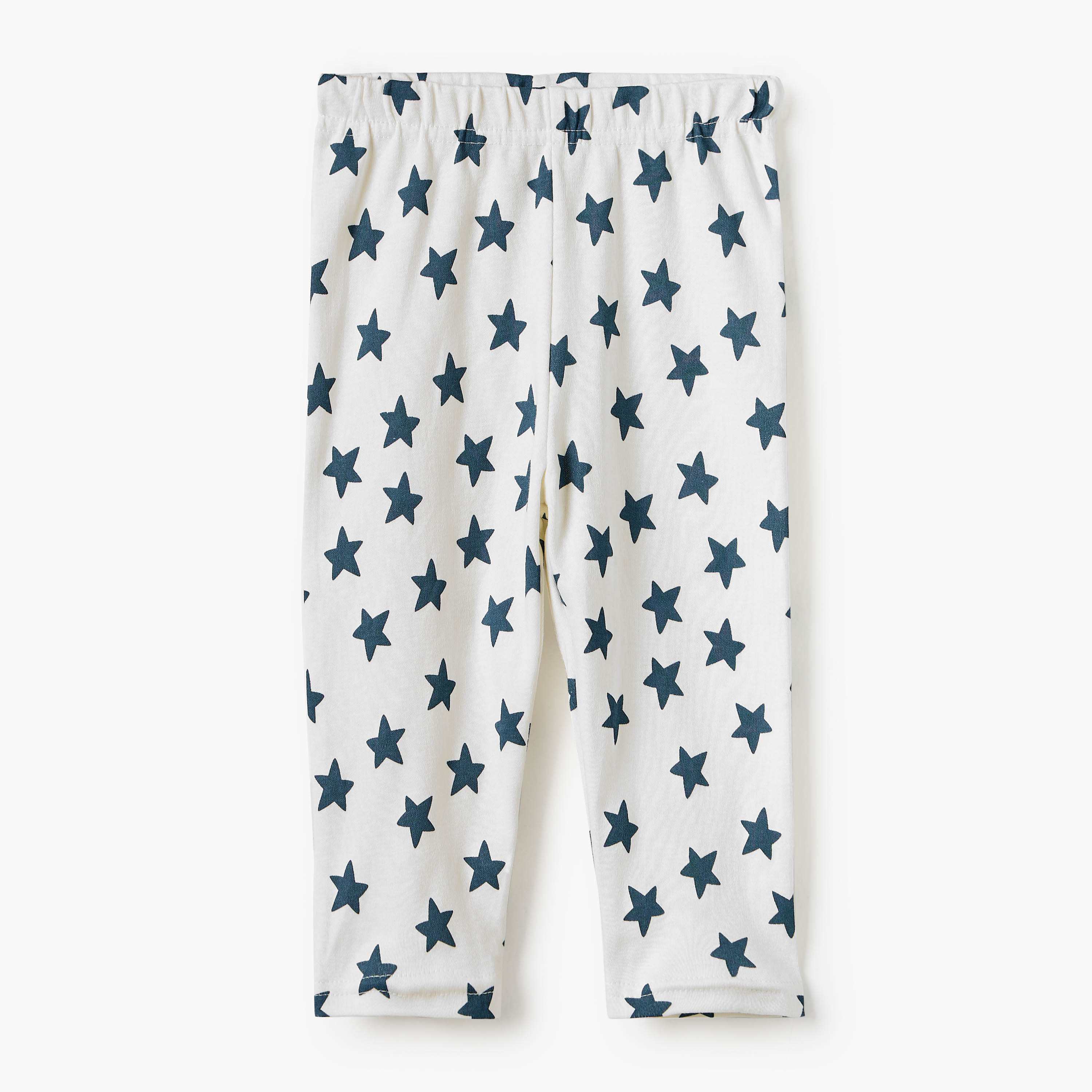 Juniors Star Print Long Sleeve T-shirt and Pyjamas - Set of 4-baby-boys-clothing-nightwear-pyjamasets-image-7