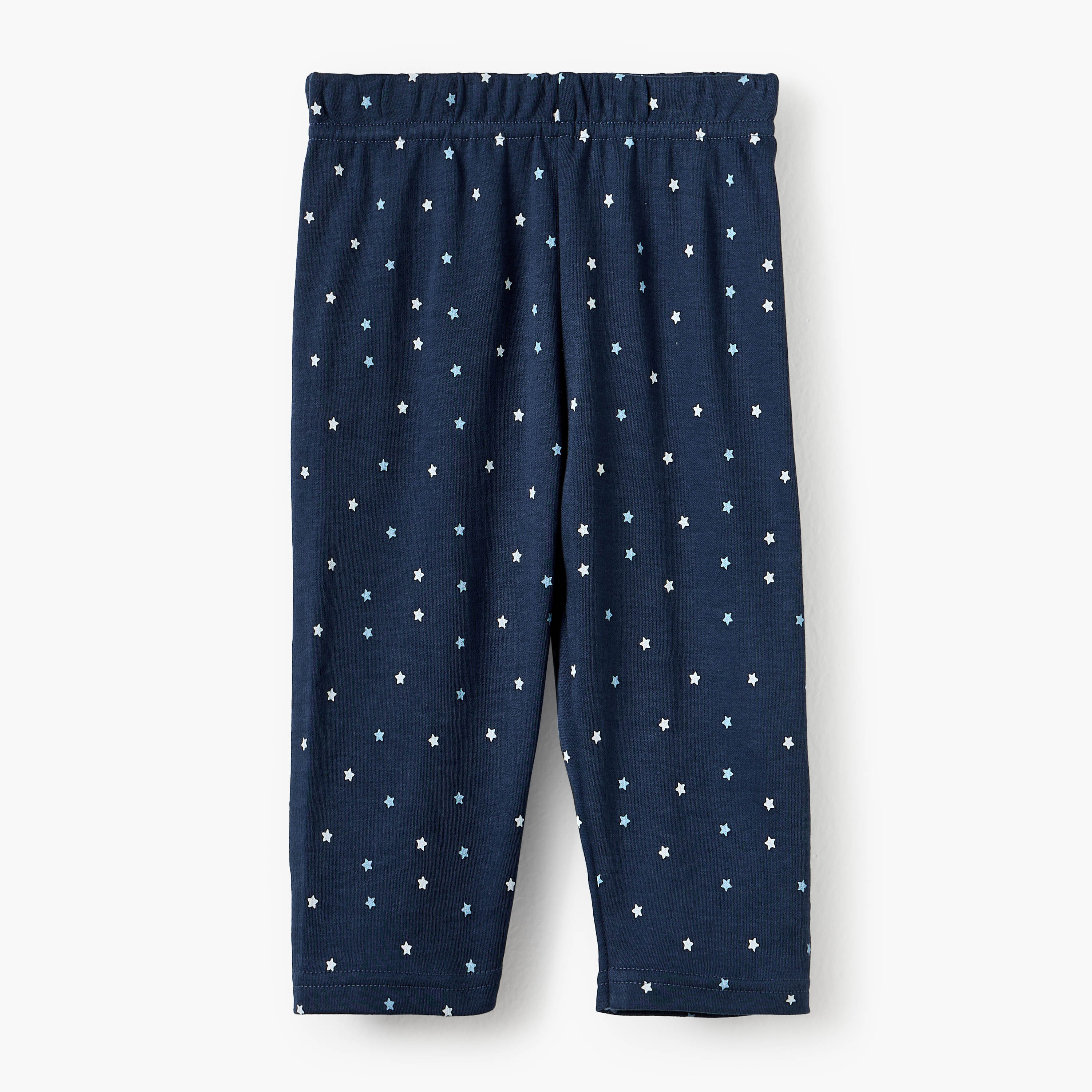Juniors Star Print Long Sleeve T-shirt and Pyjamas - Set of 4-baby-boys-clothing-nightwear-pyjamasets-image-9